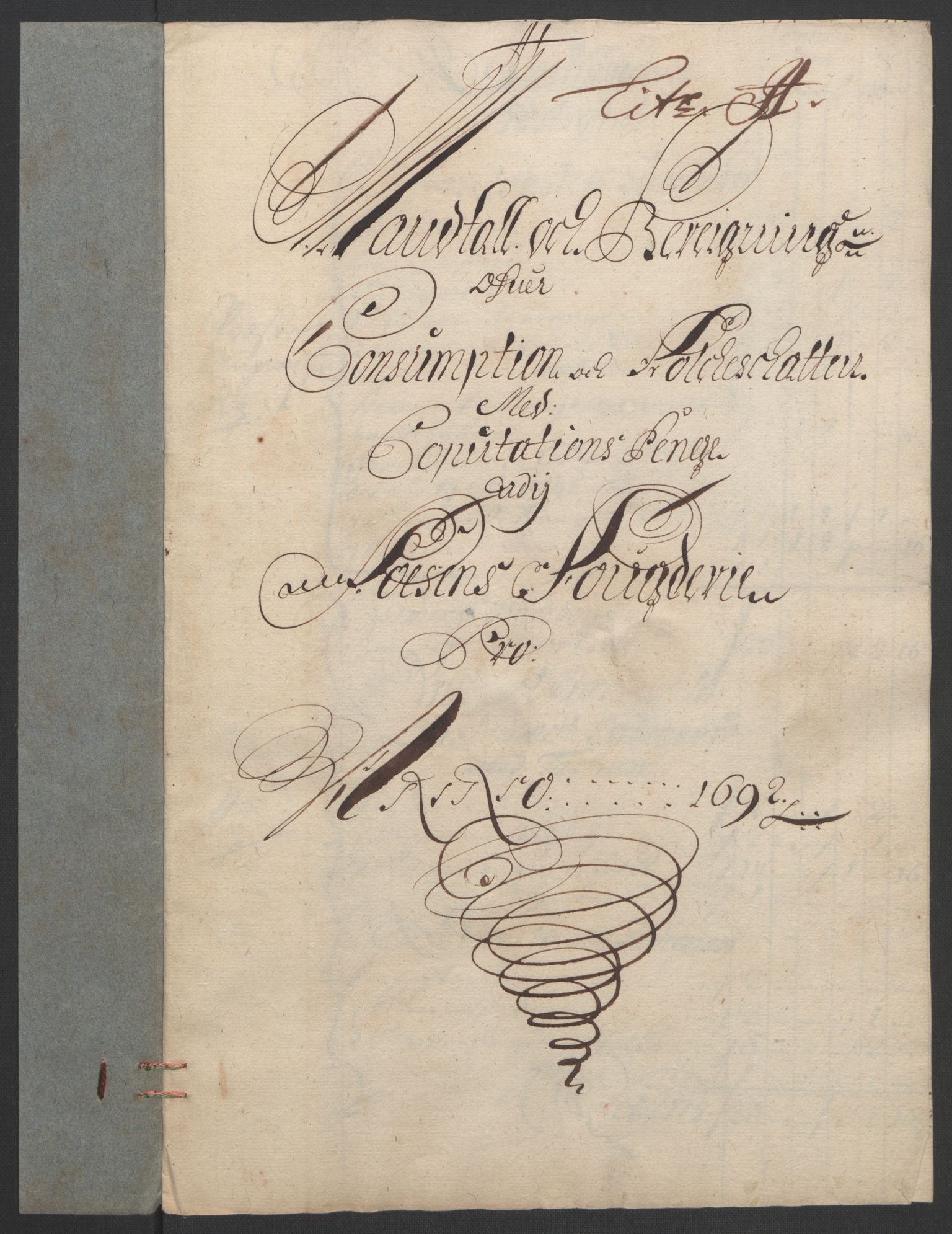 Rentekammeret inntil 1814, Reviderte regnskaper, Fogderegnskap, AV/RA-EA-4092/R57/L3849: Fogderegnskap Fosen, 1692-1693, p. 127