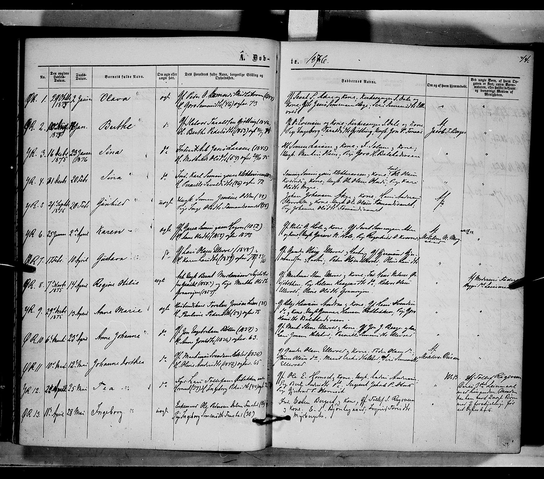 Rendalen prestekontor, AV/SAH-PREST-054/H/Ha/Haa/L0006: Parish register (official) no. 6, 1867-1877, p. 74