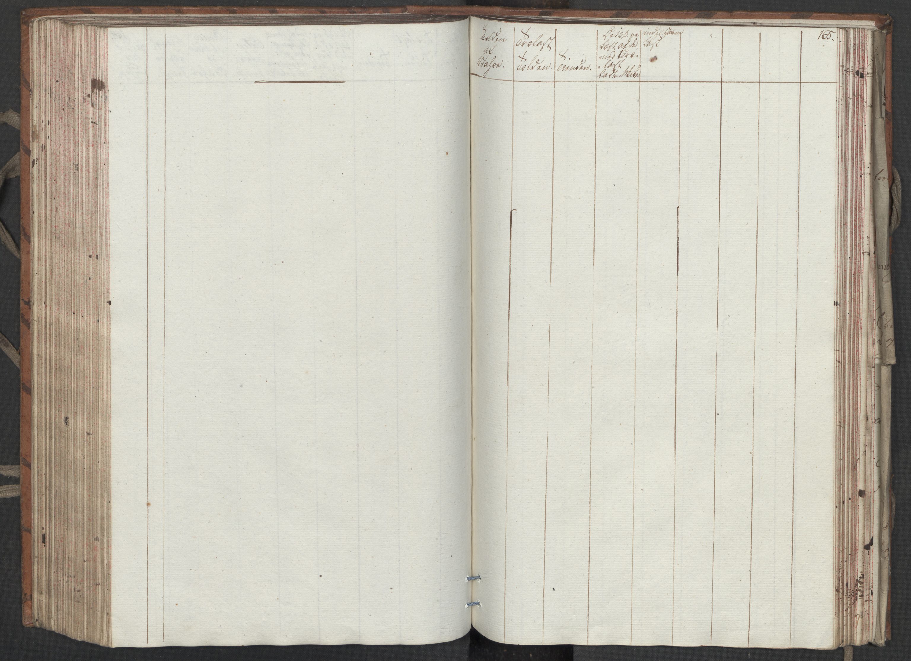 Generaltollkammeret, tollregnskaper, RA/EA-5490/R33/L0206/0001: Tollregnskaper Trondheim A / Utgående tollbok, 1794, p. 164b-165a