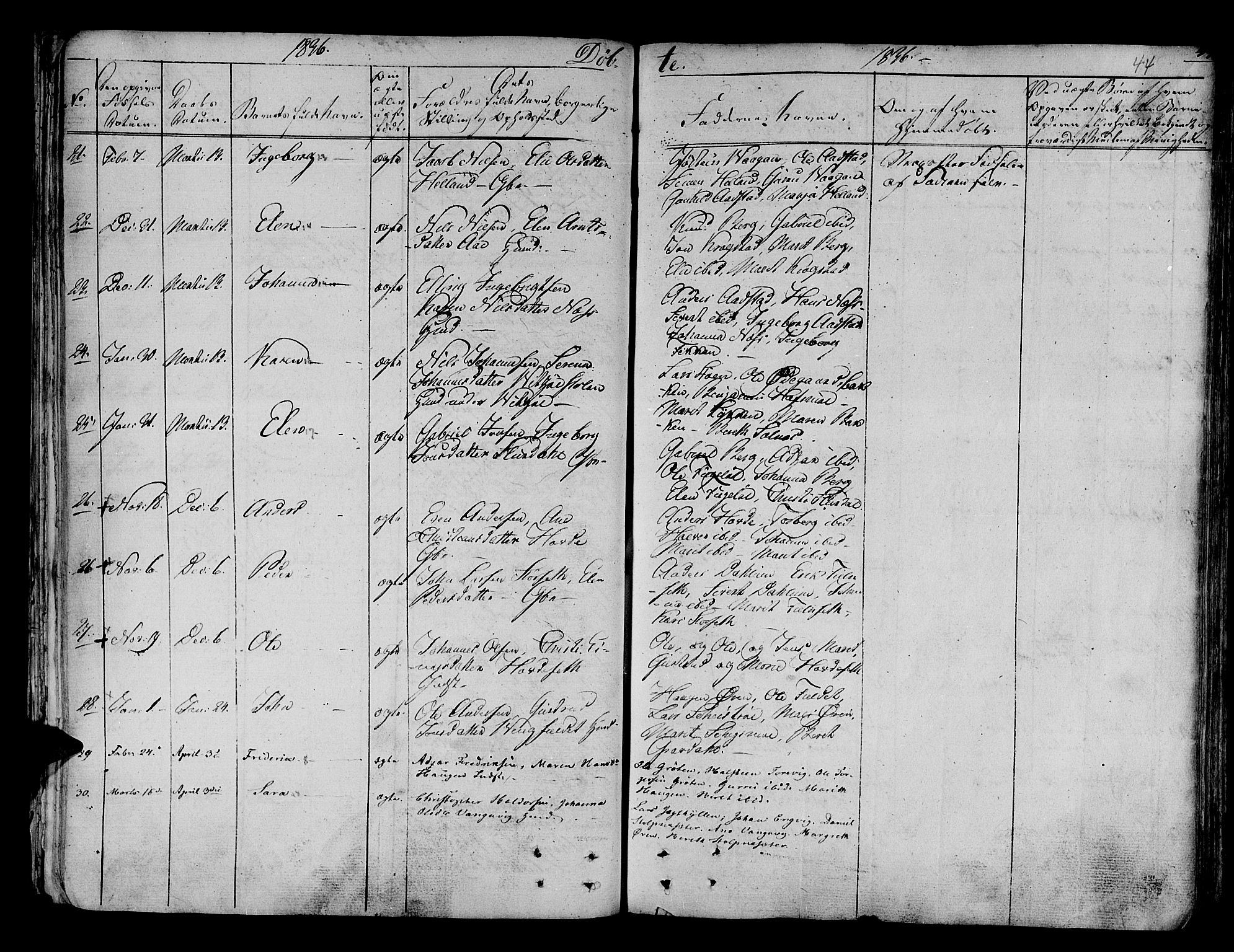 Ministerialprotokoller, klokkerbøker og fødselsregistre - Sør-Trøndelag, AV/SAT-A-1456/630/L0492: Parish register (official) no. 630A05, 1830-1840, p. 44