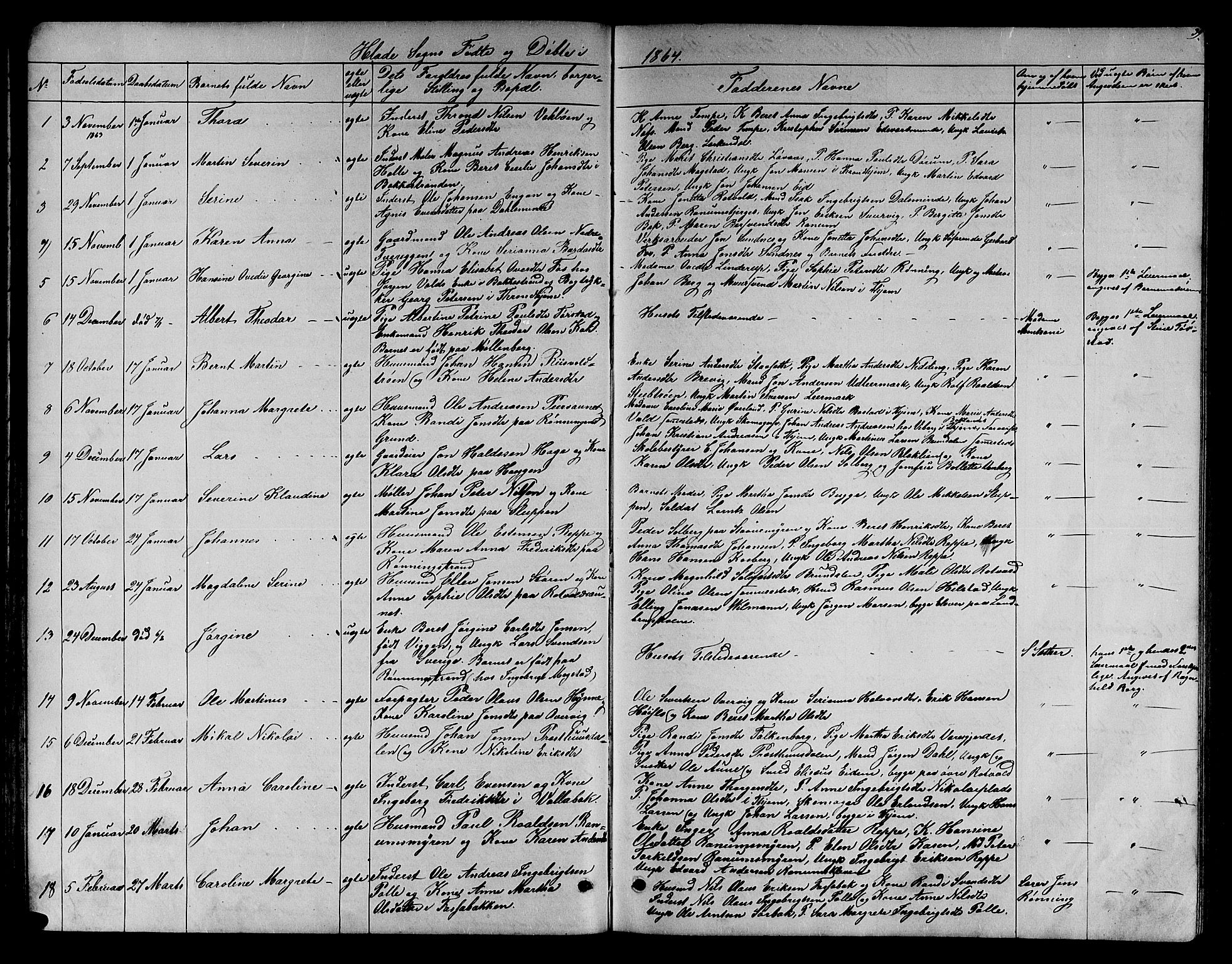 Ministerialprotokoller, klokkerbøker og fødselsregistre - Sør-Trøndelag, SAT/A-1456/606/L0311: Parish register (copy) no. 606C07, 1860-1877, p. 39