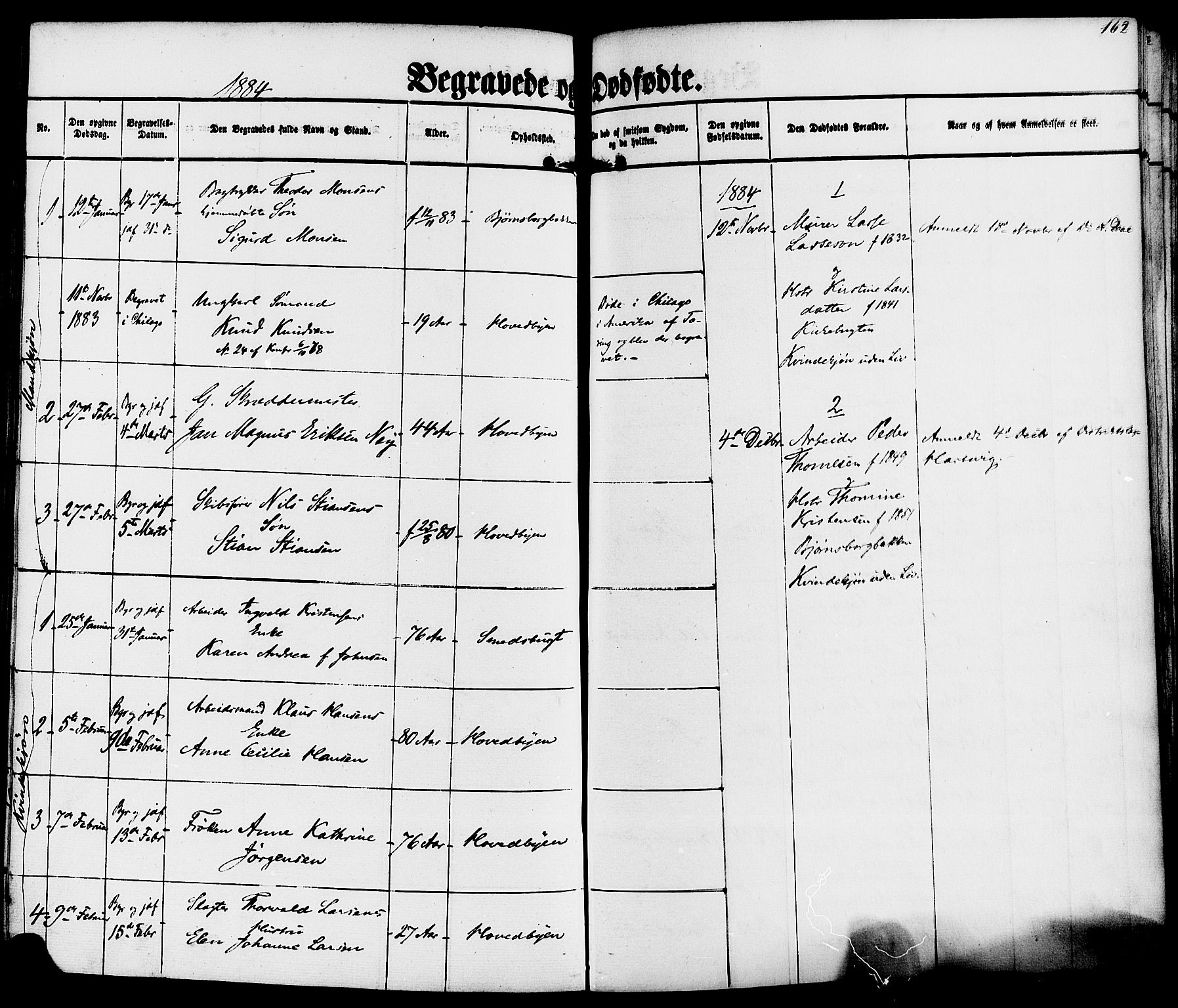 Kragerø kirkebøker, SAKO/A-278/F/Fa/L0010: Parish register (official) no. 10, 1861-1885, p. 162