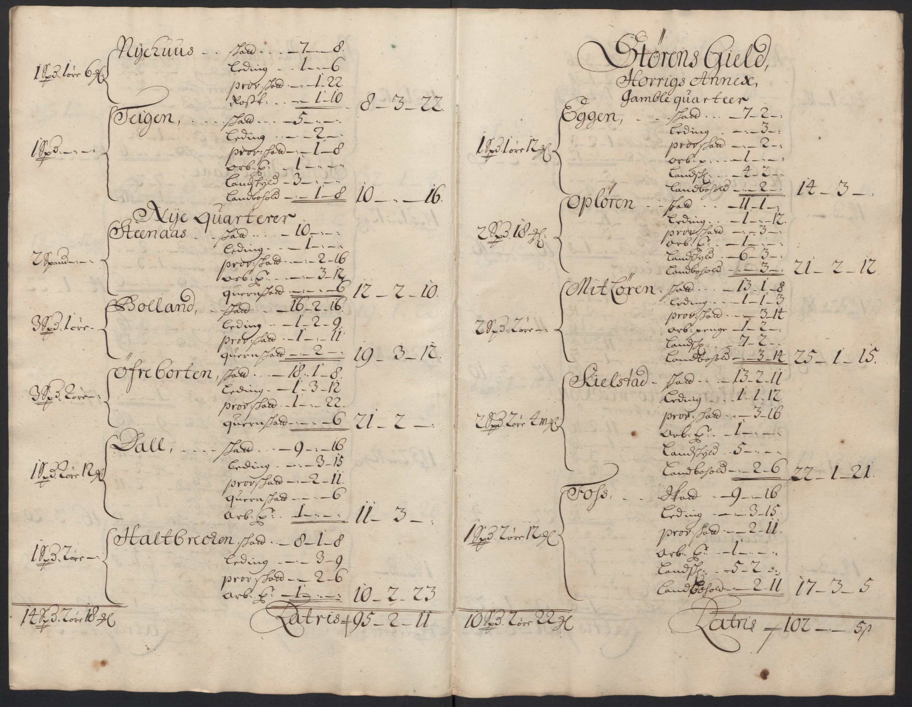 Rentekammeret inntil 1814, Reviderte regnskaper, Fogderegnskap, AV/RA-EA-4092/R60/L3948: Fogderegnskap Orkdal og Gauldal, 1698, p. 395
