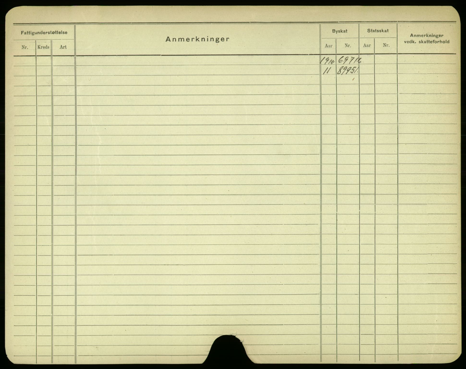 Oslo folkeregister, Registerkort, SAO/A-11715/F/Fa/Fac/L0005: Menn, 1906-1914, p. 475b