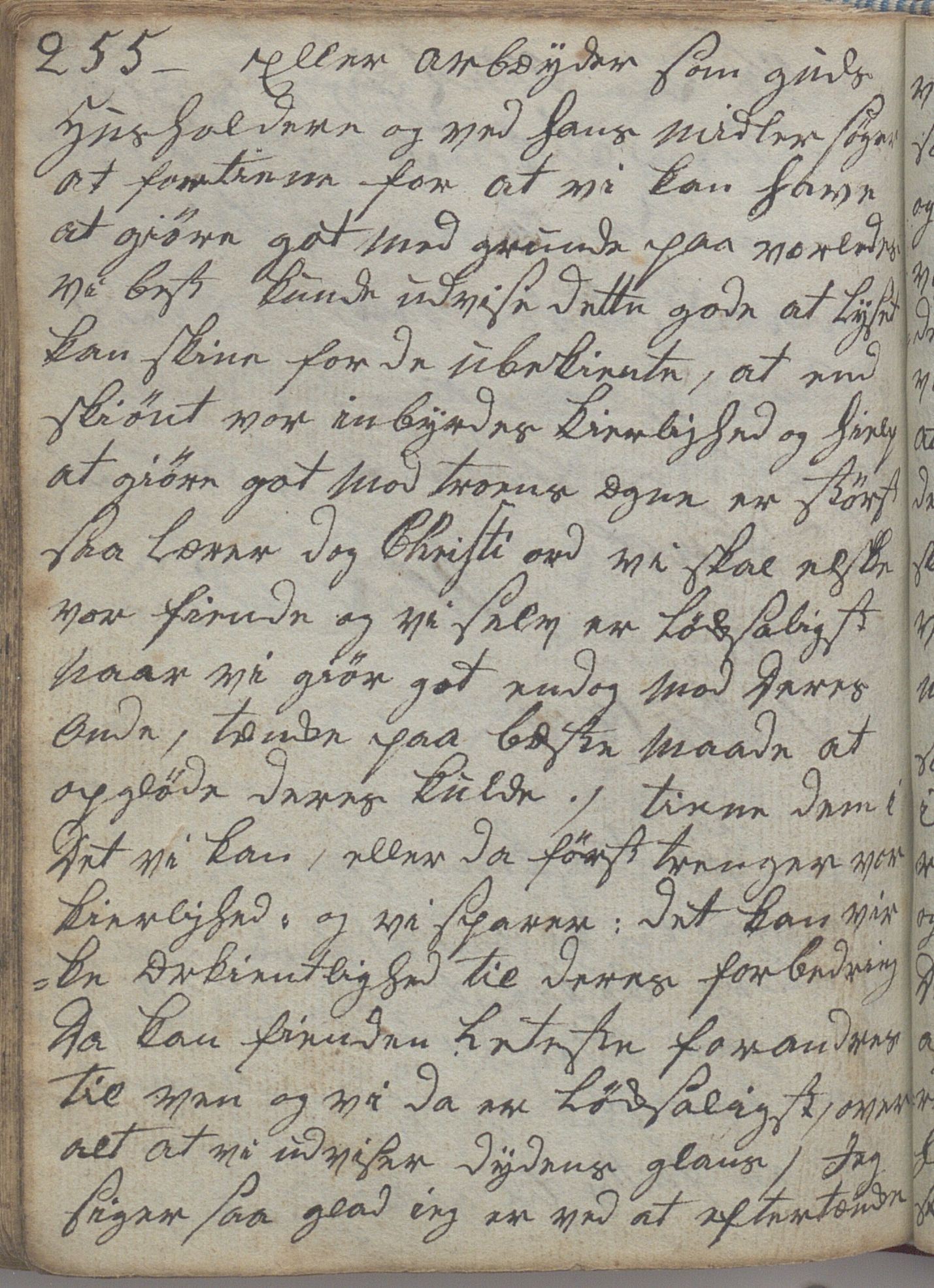 Heggtveitsamlingen, TMF/A-1007/H/L0047/0005: Kopibøker, brev etc.  / "MF I"(Kopibok frå Heggtveits samling), 1800-1823, p. 255