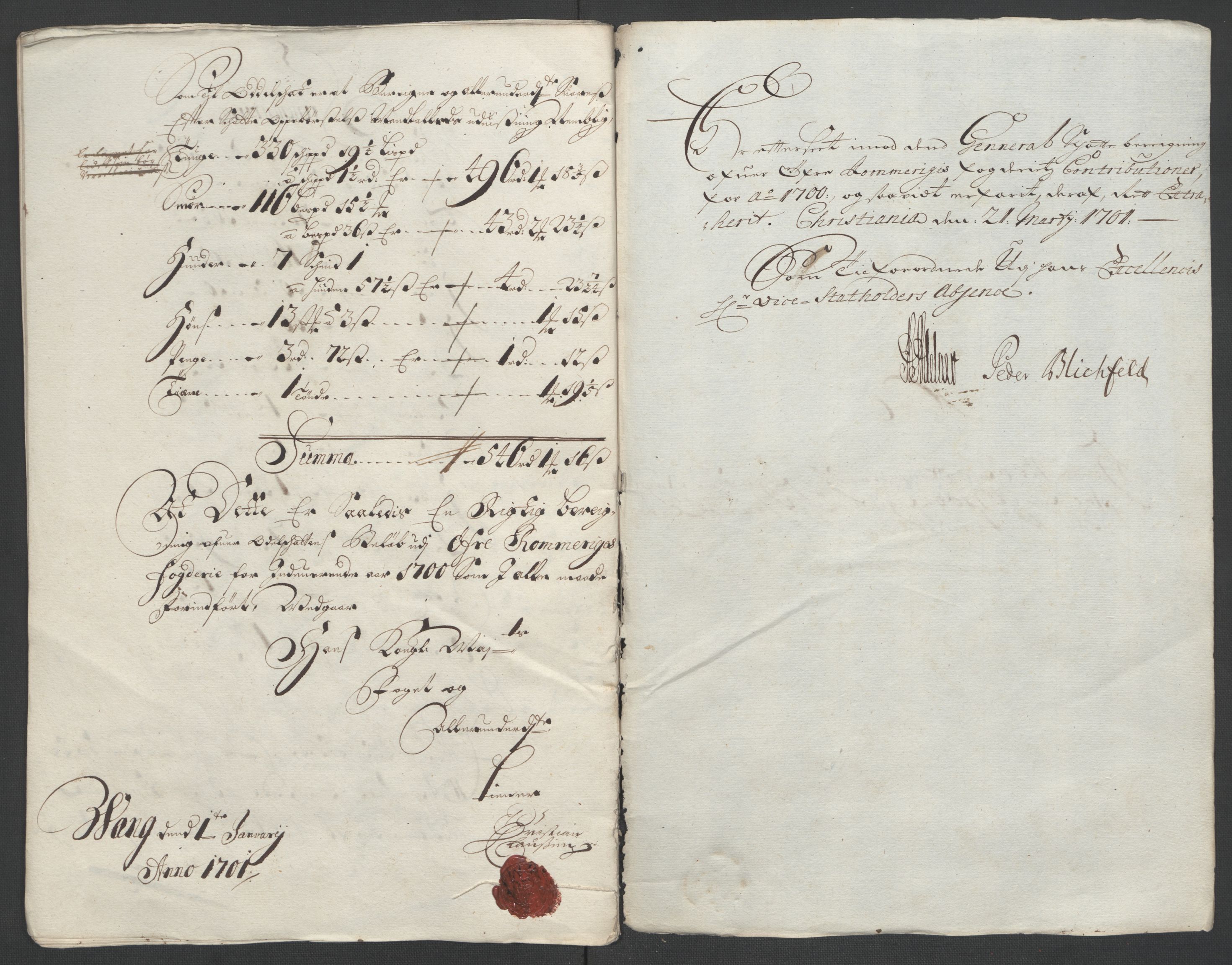 Rentekammeret inntil 1814, Reviderte regnskaper, Fogderegnskap, AV/RA-EA-4092/R12/L0712: Fogderegnskap Øvre Romerike, 1700, p. 226