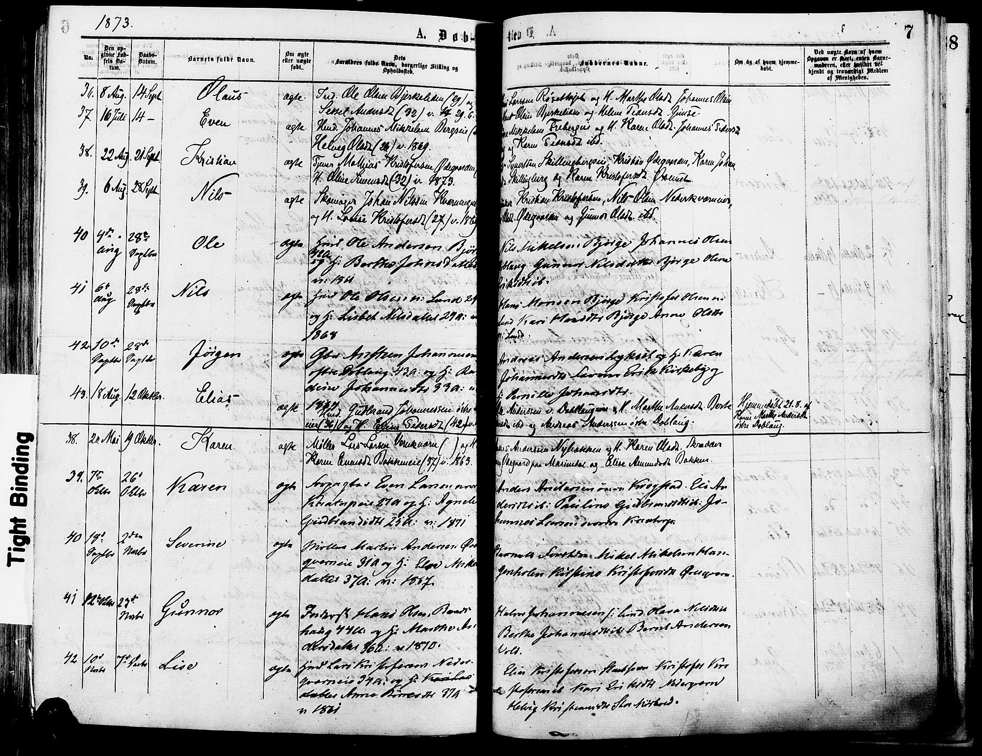 Vang prestekontor, Hedmark, SAH/PREST-008/H/Ha/Haa/L0013: Parish register (official) no. 13, 1855-1879, p. 7