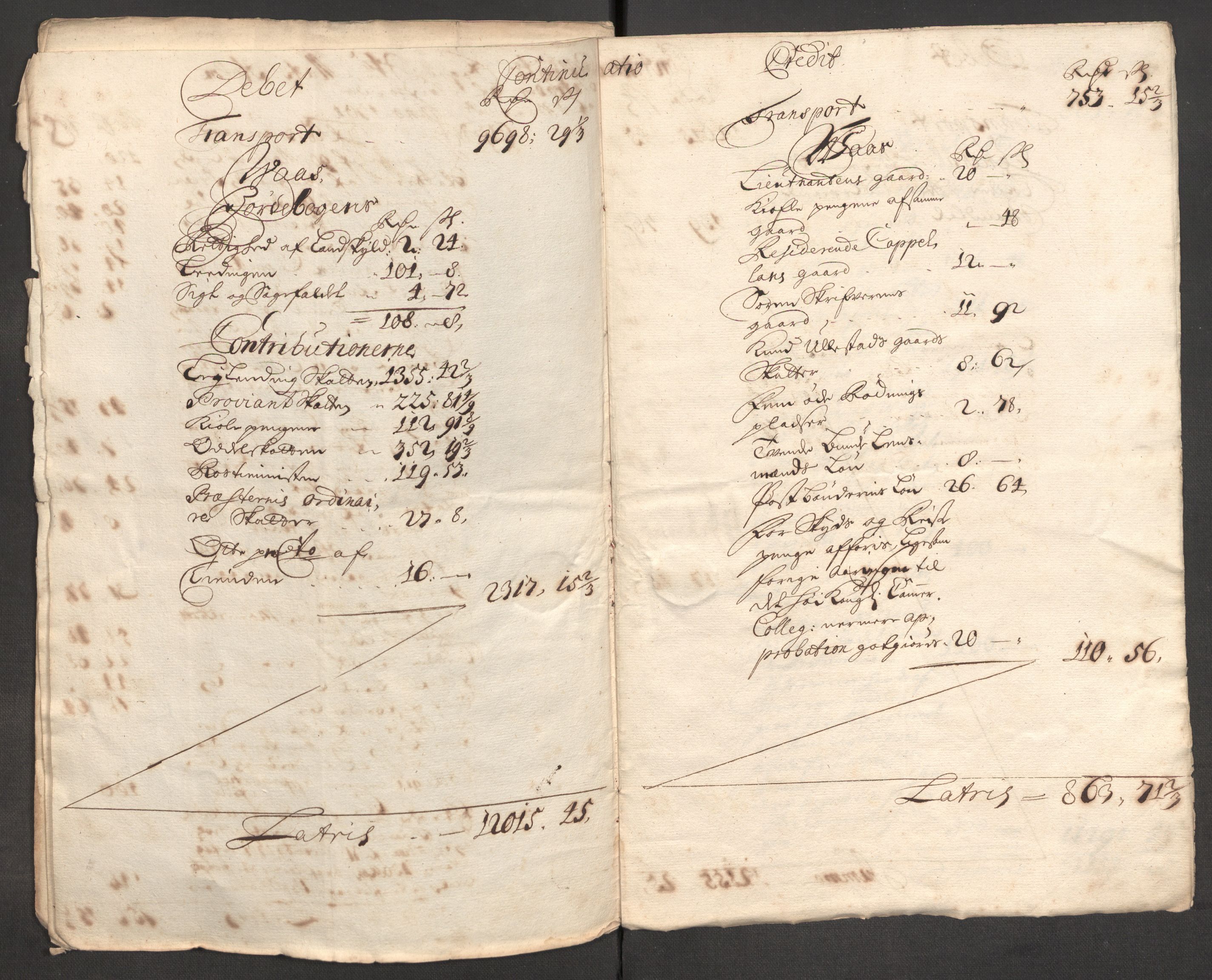 Rentekammeret inntil 1814, Reviderte regnskaper, Fogderegnskap, AV/RA-EA-4092/R51/L3185: Fogderegnskap Nordhordland og Voss, 1700-1701, p. 265