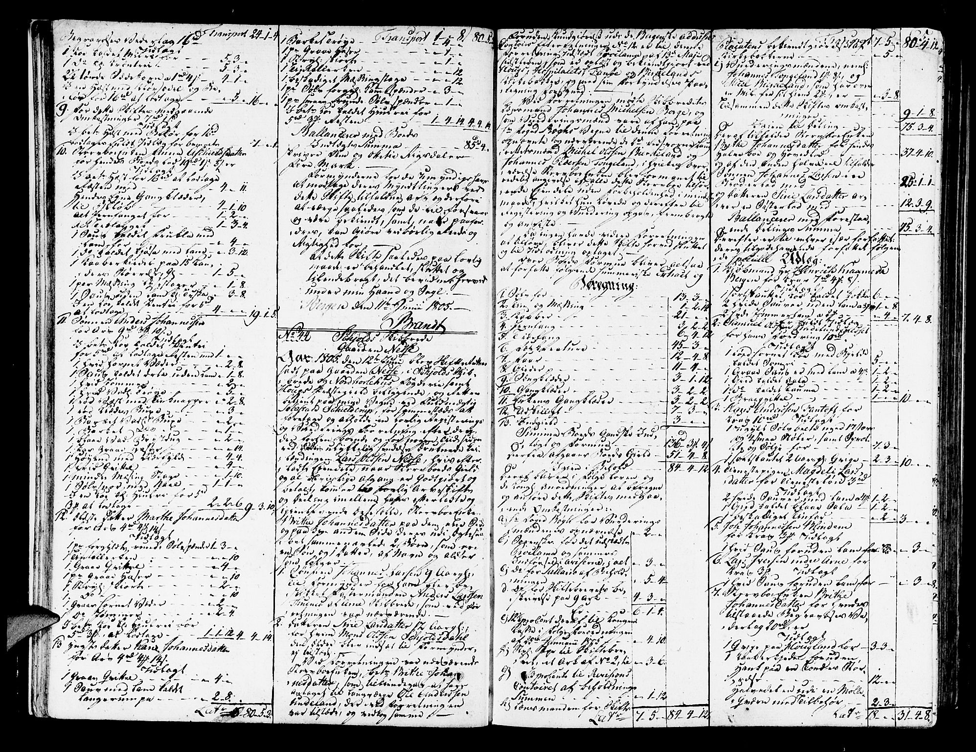 Nordhordland sorenskrivar, AV/SAB-A-2901/1/H/Ha/L0011a: Skifteprotokollar Nordhordland , 1805-1807, p. 24b-25a