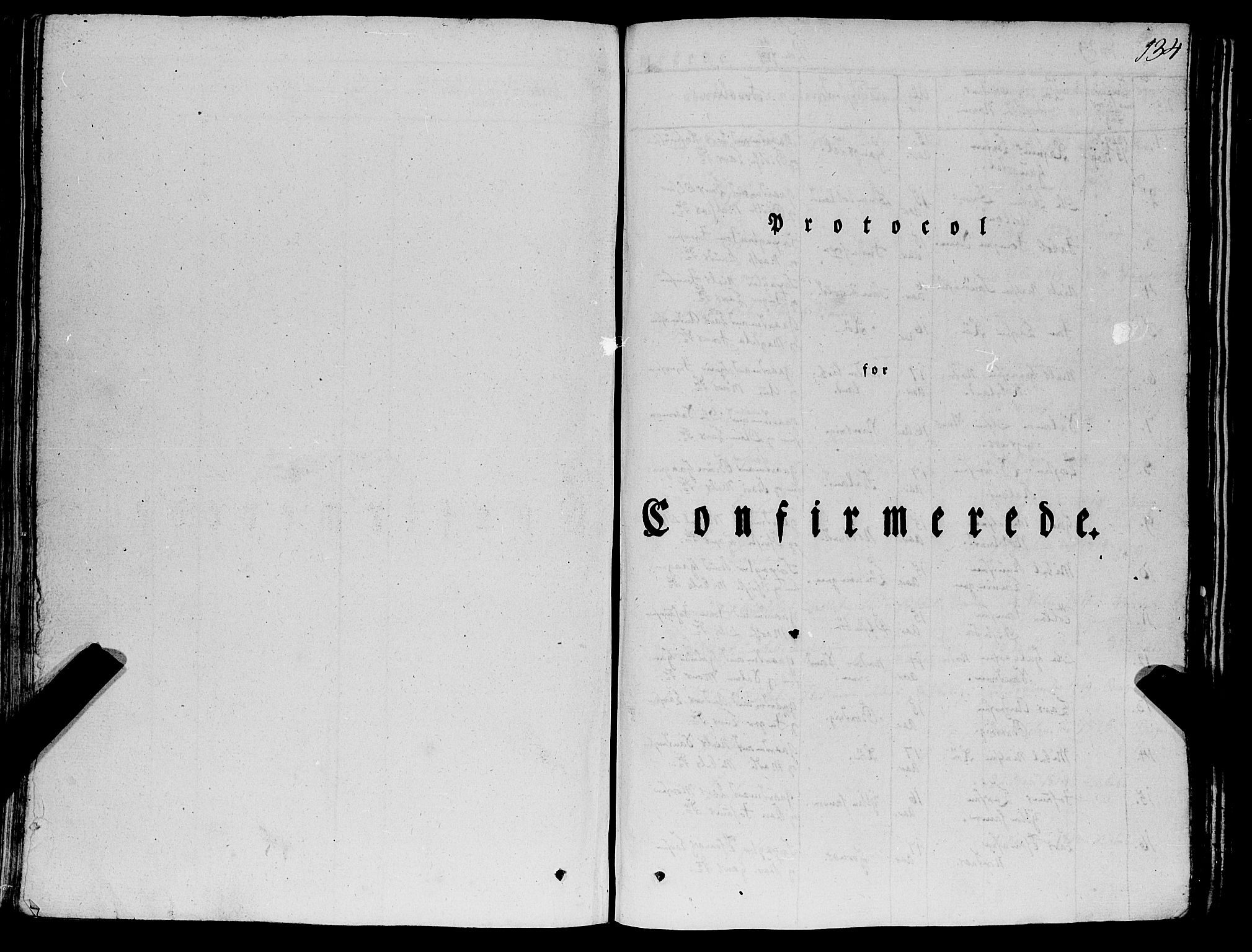 Fana Sokneprestembete, AV/SAB-A-75101/H/Haa/Haaa/L0008: Parish register (official) no. A 8, 1829-1851, p. 134