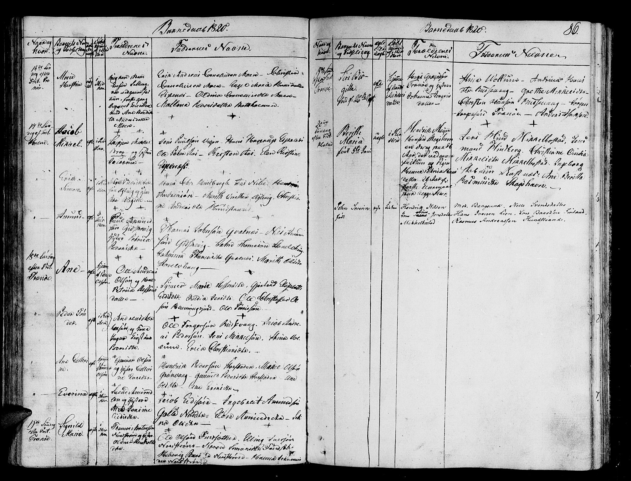 Tranøy sokneprestkontor, SATØ/S-1313/I/Ia/Iaa/L0003kirke: Parish register (official) no. 3, 1807-1820, p. 86