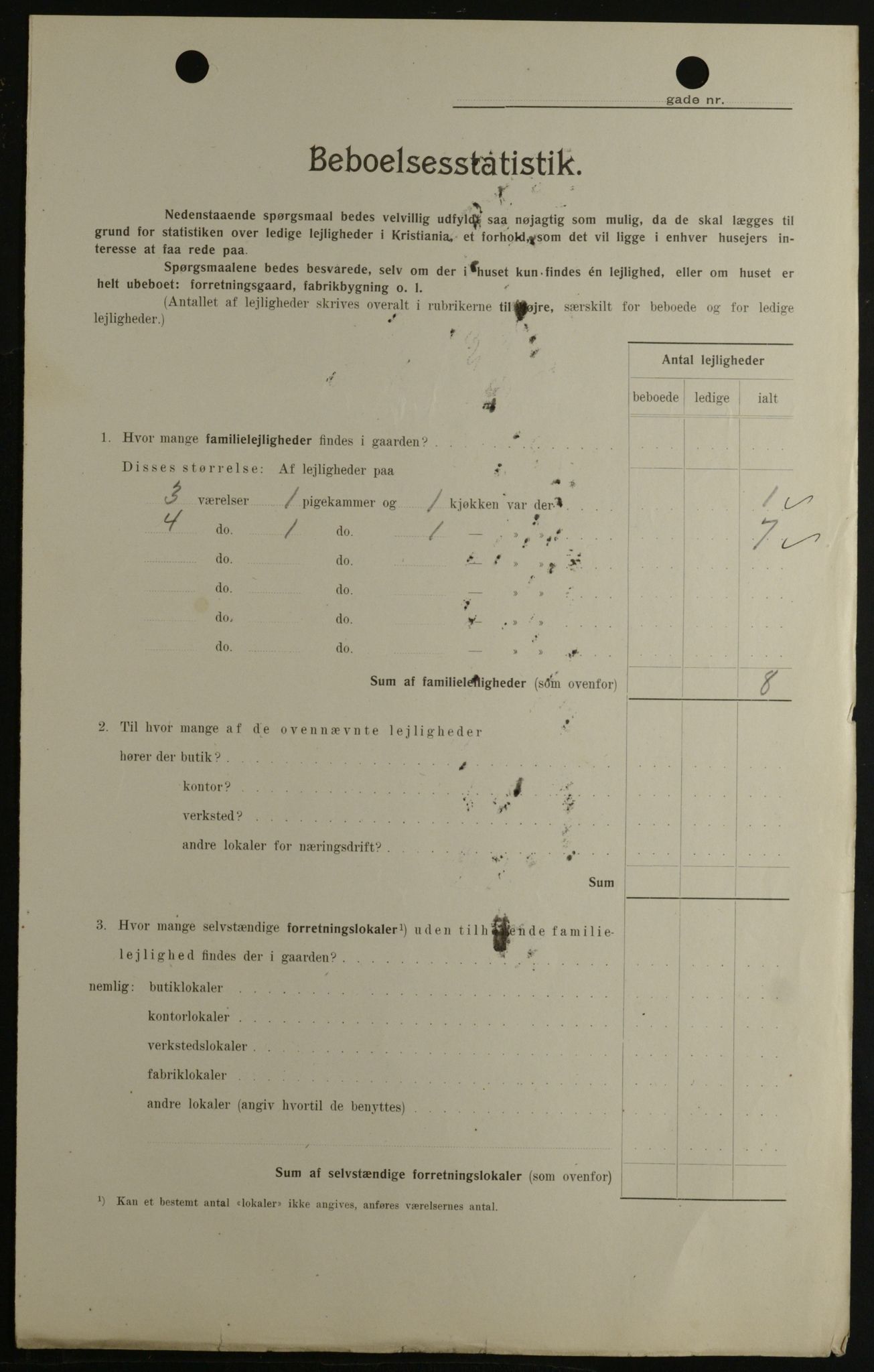 OBA, Municipal Census 1908 for Kristiania, 1908, p. 16821