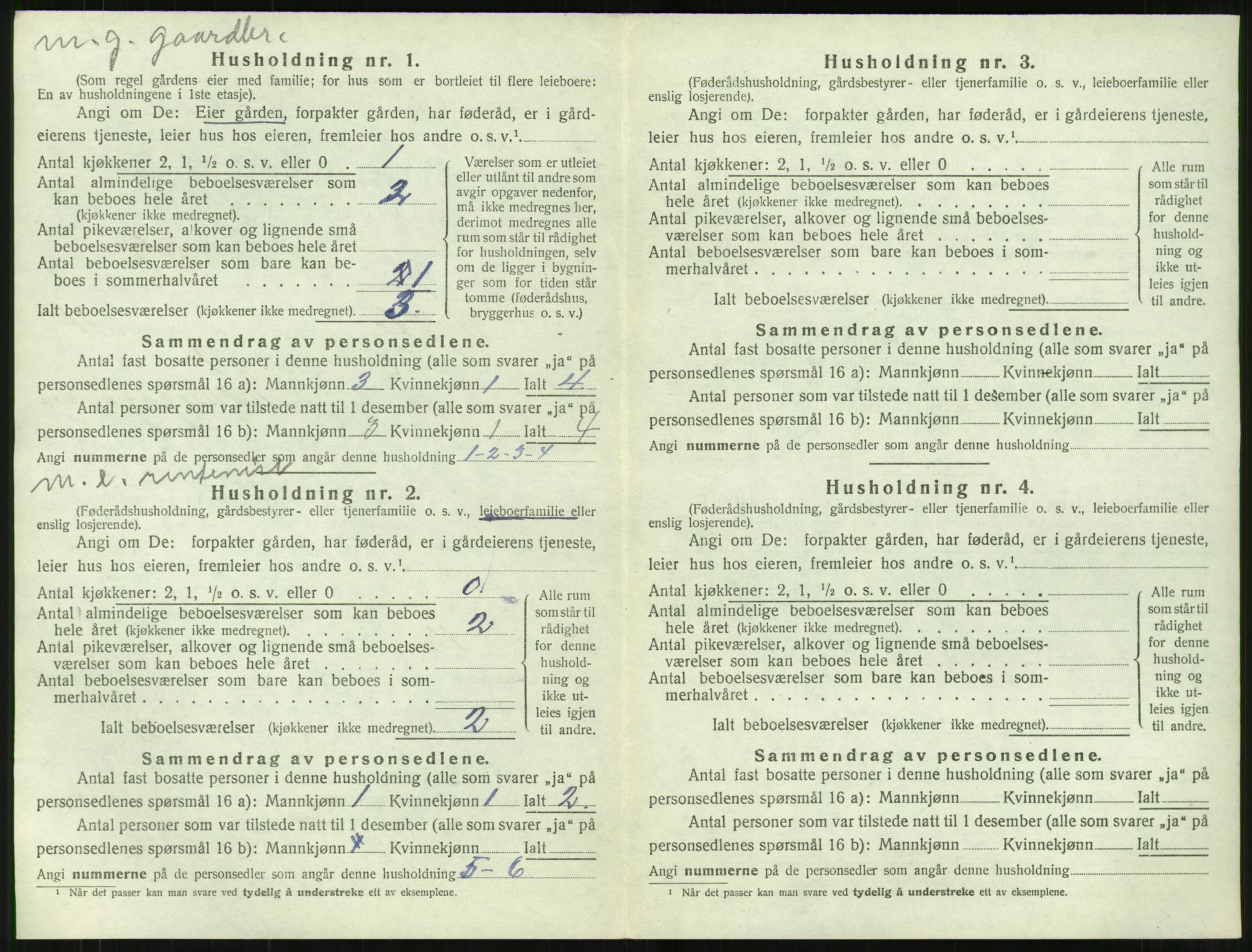 SAT, 1920 census for Sylte, 1920, p. 568