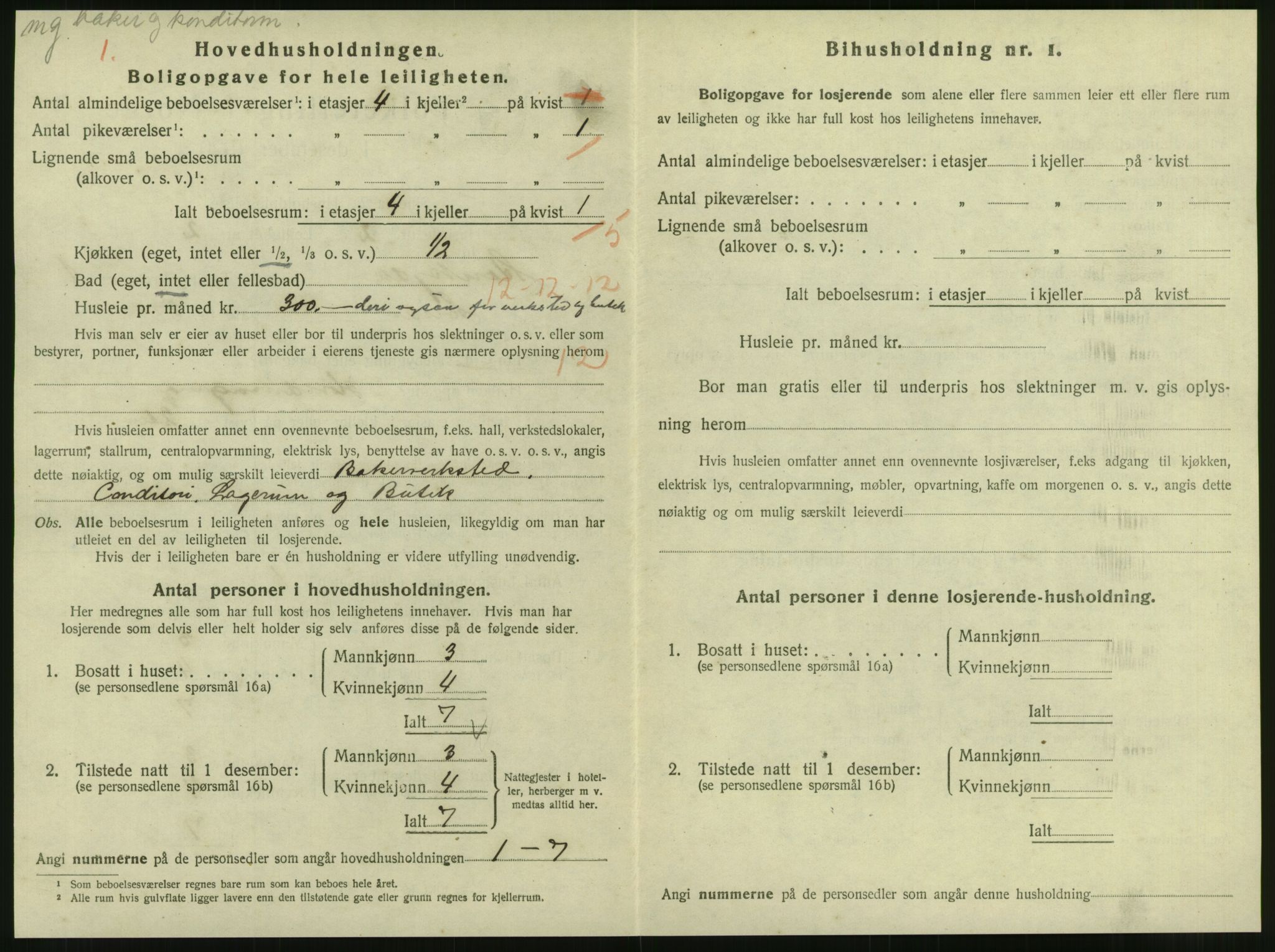 SAT, 1920 census for Steinkjer, 1920, p. 1253