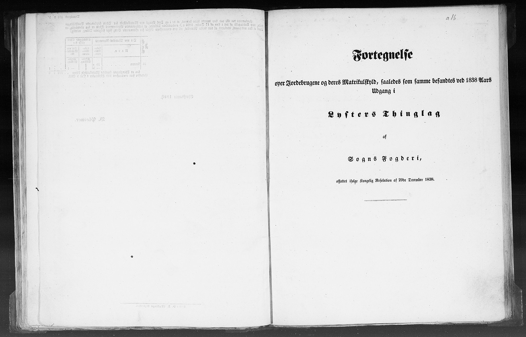 Rygh, AV/RA-PA-0034/F/Fb/L0012: Matrikkelen for 1838 - Nordre Bergenhus amt (Sogn og Fjordane fylke), 1838