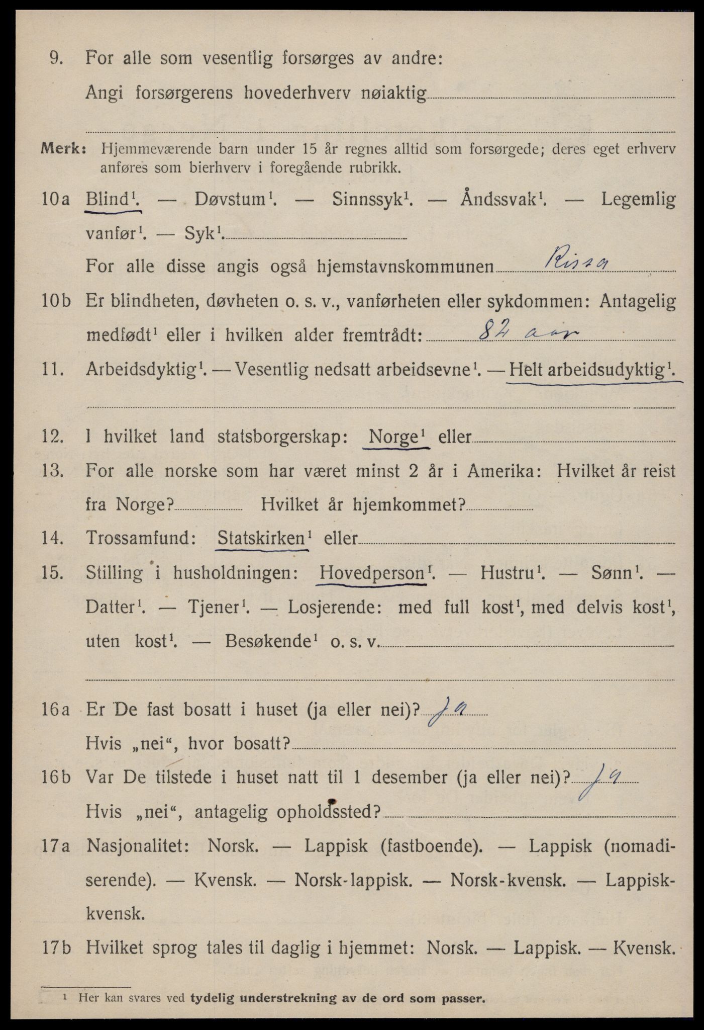 SAT, 1920 census for Rissa, 1920, p. 3738