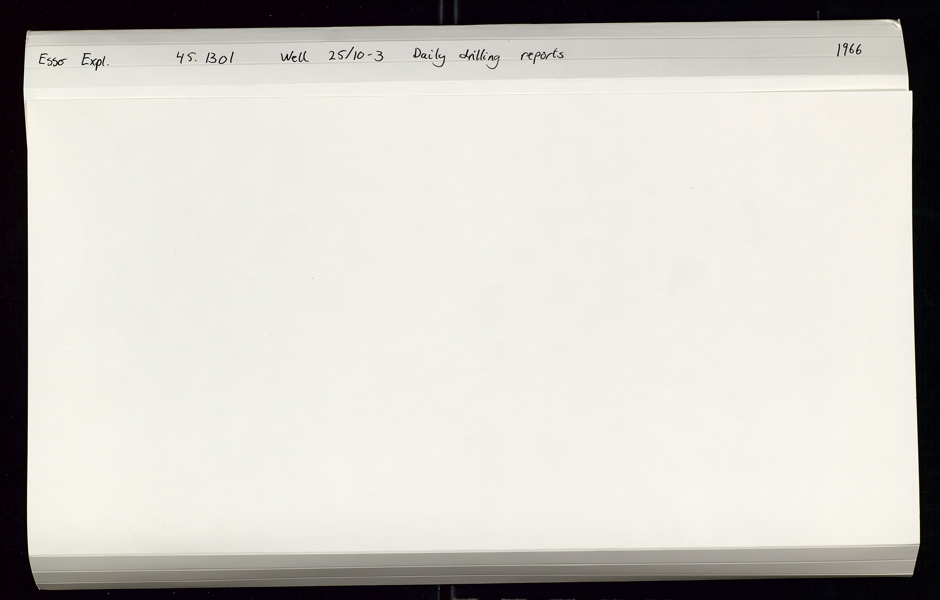 Pa 1512 - Esso Exploration and Production Norway Inc., SAST/A-101917/E/Ea/L0012: Well 25/11-1 og Well 25/10-3, 1966-1967, p. 311