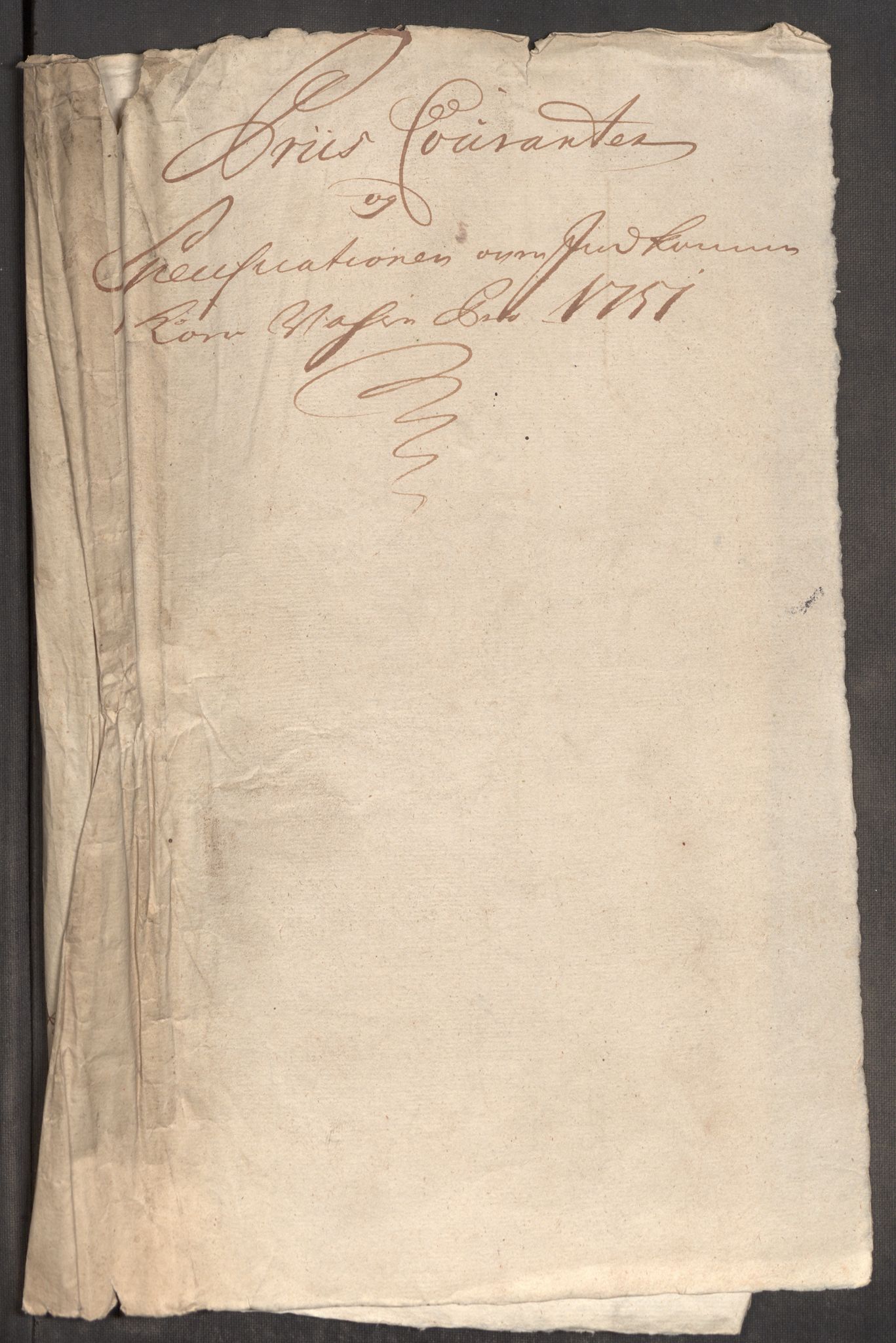 Rentekammeret inntil 1814, Realistisk ordnet avdeling, AV/RA-EA-4070/Oe/L0004: [Ø1]: Priskuranter, 1749-1752, p. 446