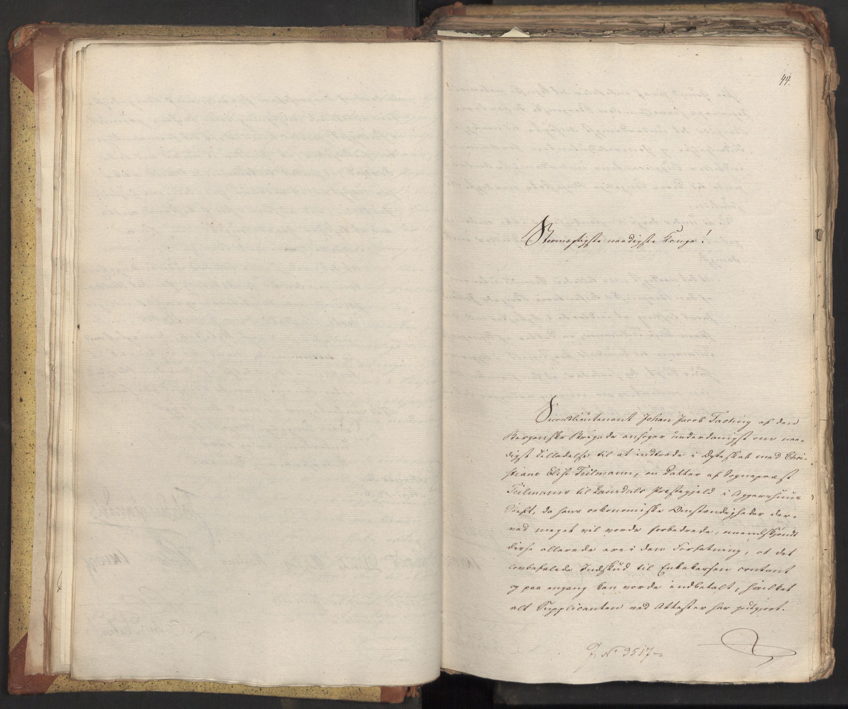 Statsrådsavdelingen i Stockholm, AV/RA-S-1003/D/Da/L0047: Regjeringsinnstillinger nr. 3501-3659, 1826, p. 30