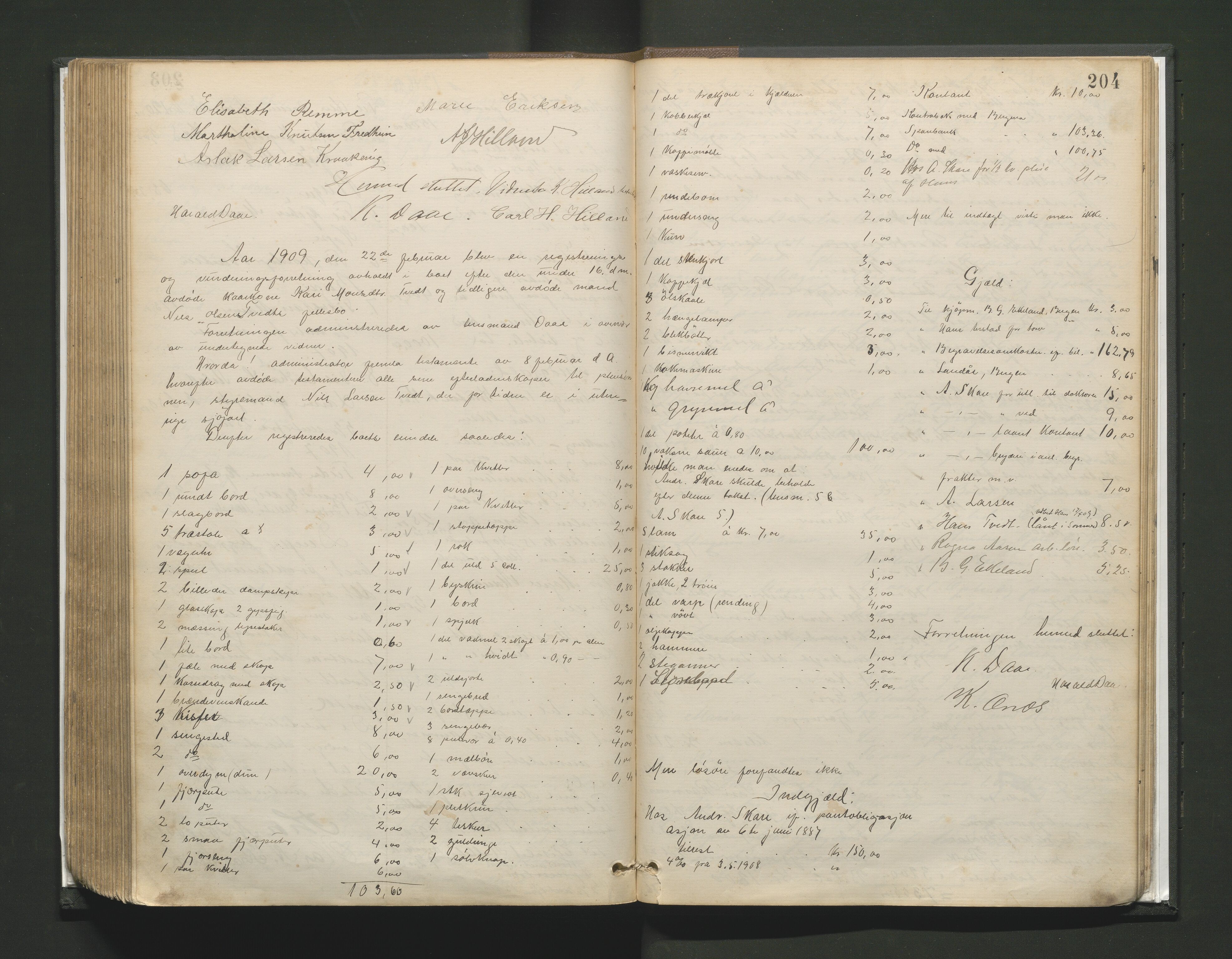 Lensmannen i Alversund, AV/SAB-A-30701/0006/L0001: Registreringsprotokoll, 1887-1913, p. 203b-204a