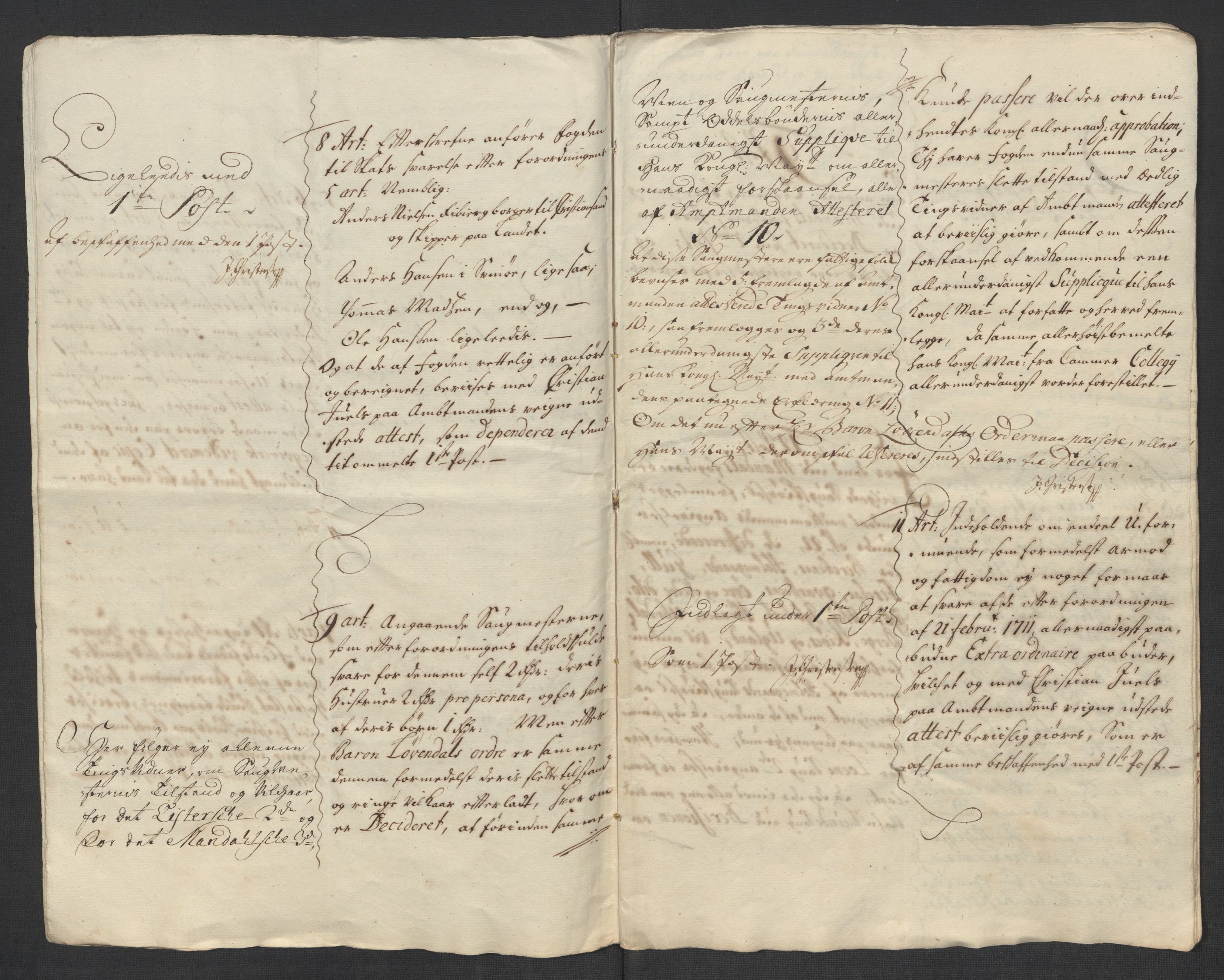 Rentekammeret inntil 1814, Reviderte regnskaper, Fogderegnskap, RA/EA-4092/R43/L2557: Fogderegnskap Lista og Mandal, 1711-1713, p. 321