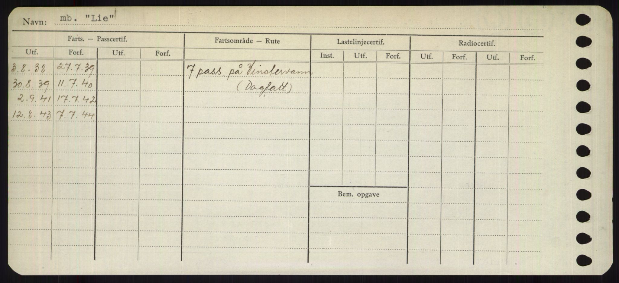 Sjøfartsdirektoratet med forløpere, Skipsmålingen, RA/S-1627/H/Ha/L0003/0002: Fartøy, Hilm-Mar / Fartøy, Kom-Mar, p. 452