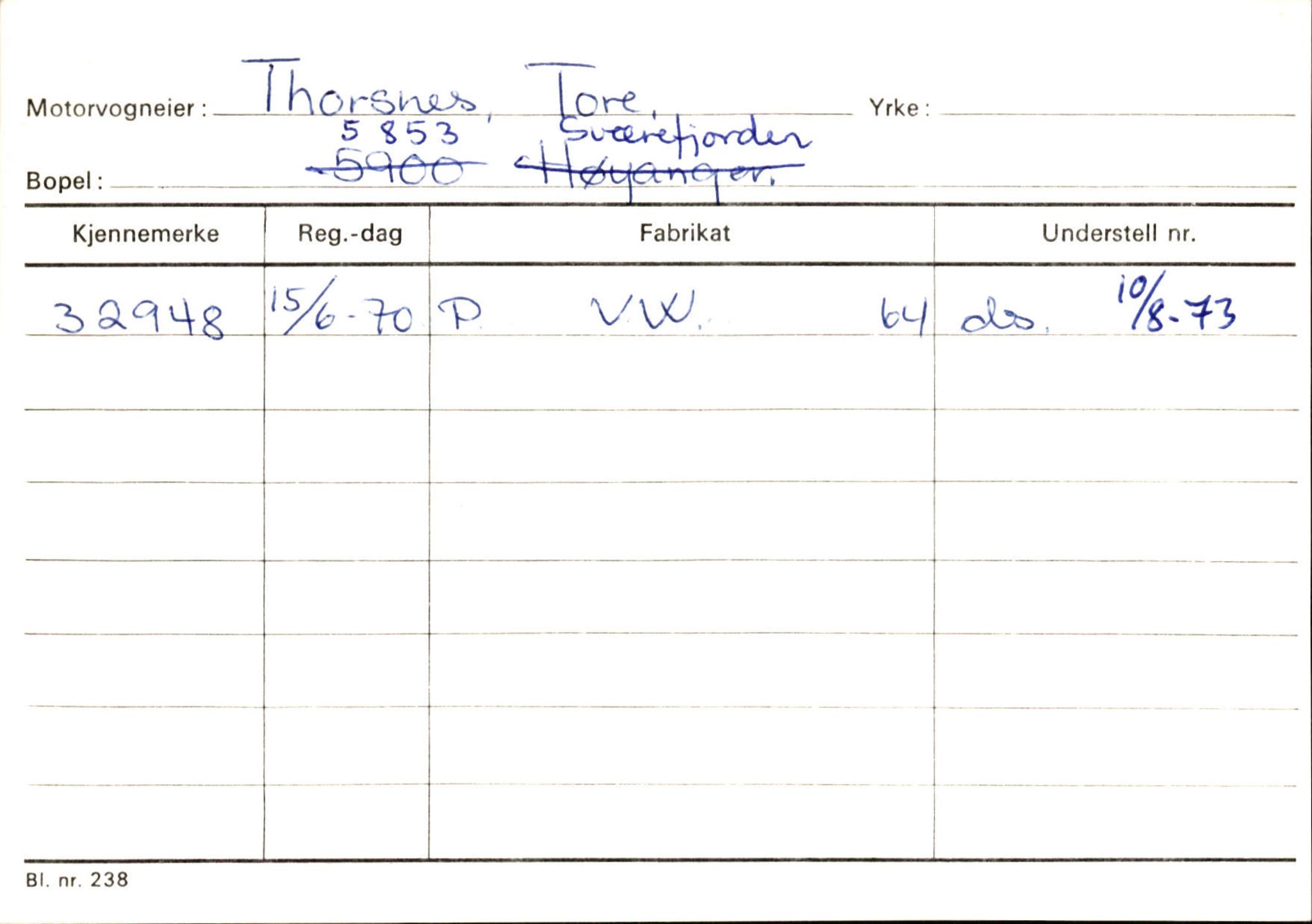 Statens vegvesen, Sogn og Fjordane vegkontor, AV/SAB-A-5301/4/F/L0132: Eigarregister Askvoll A-Å. Balestrand A-Å, 1945-1975, p. 2420