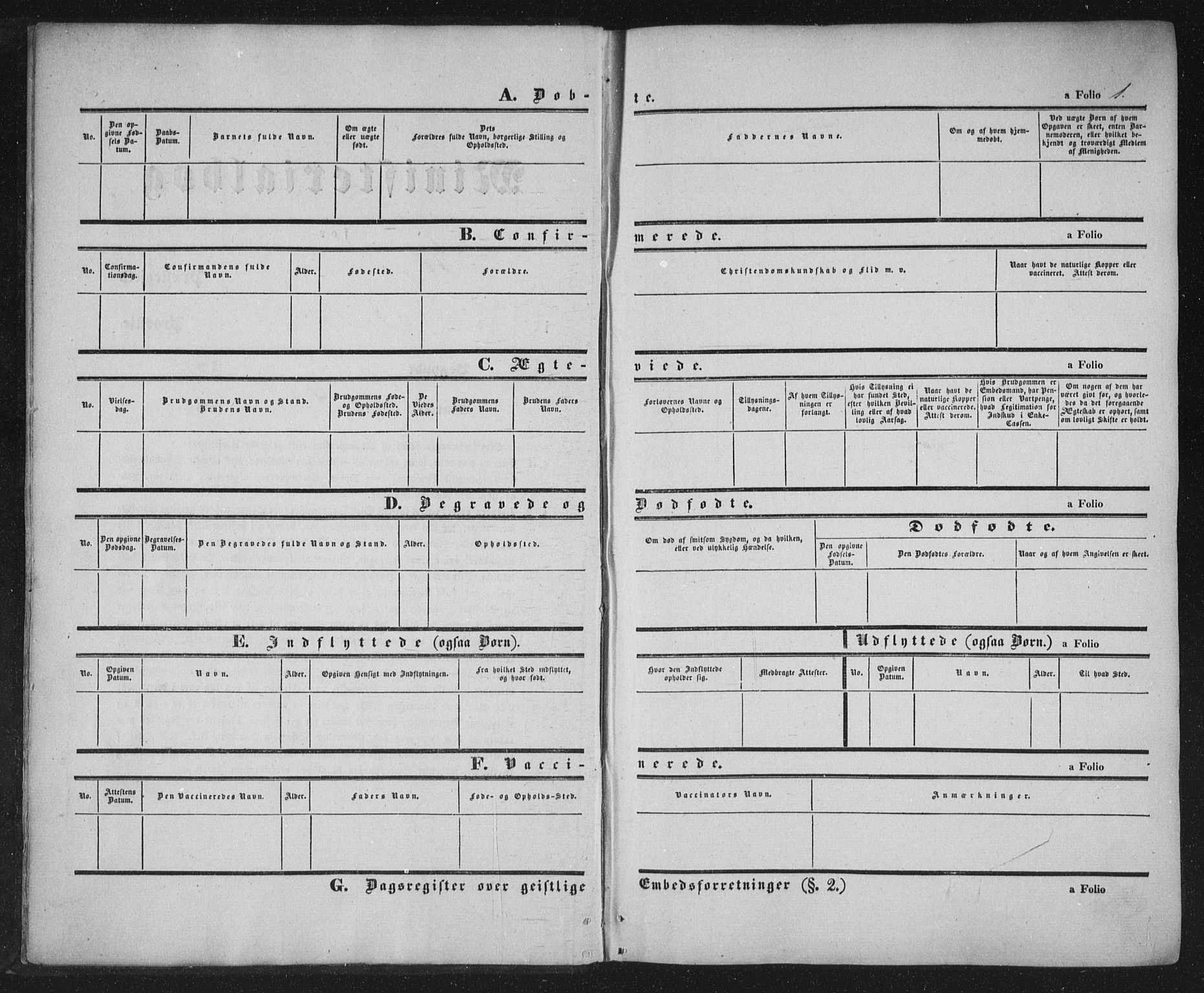 Ministerialprotokoller, klokkerbøker og fødselsregistre - Nordland, AV/SAT-A-1459/859/L0844: Parish register (official) no. 859A04, 1849-1862, p. 1