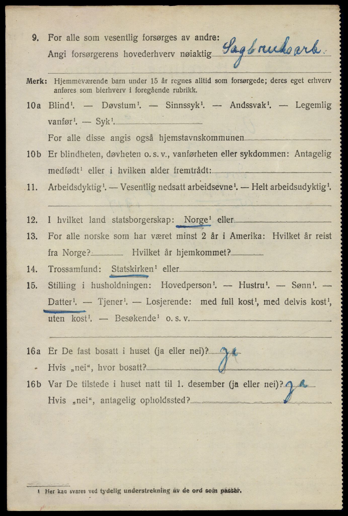 SAO, 1920 census for Onsøy, 1920, p. 10567