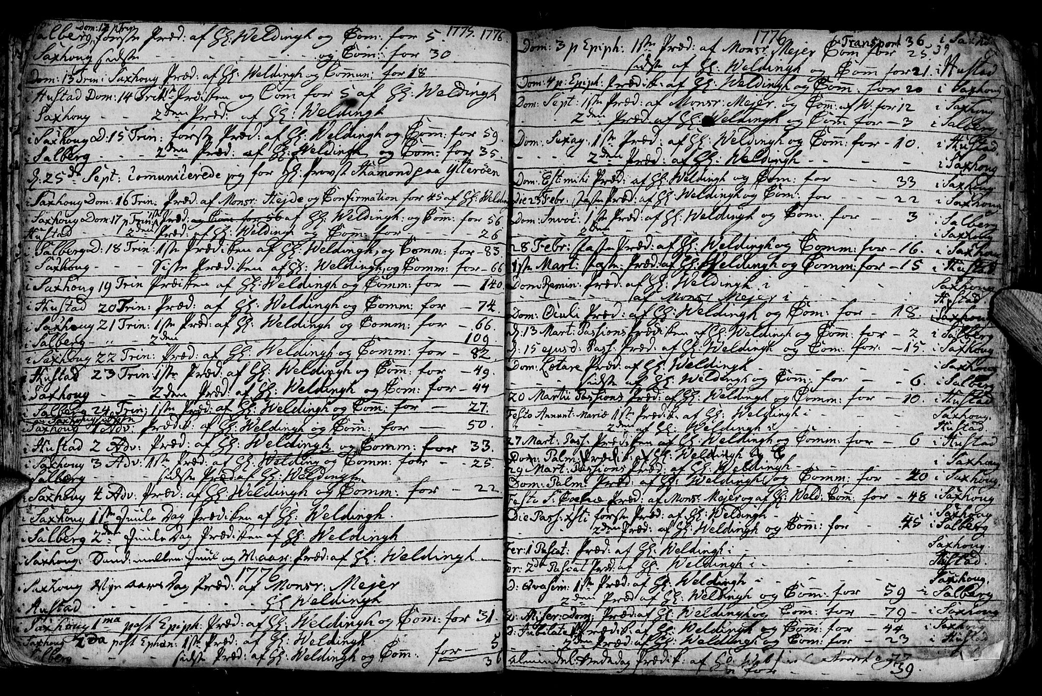 Ministerialprotokoller, klokkerbøker og fødselsregistre - Nord-Trøndelag, SAT/A-1458/730/L0273: Parish register (official) no. 730A02, 1762-1802, p. 39