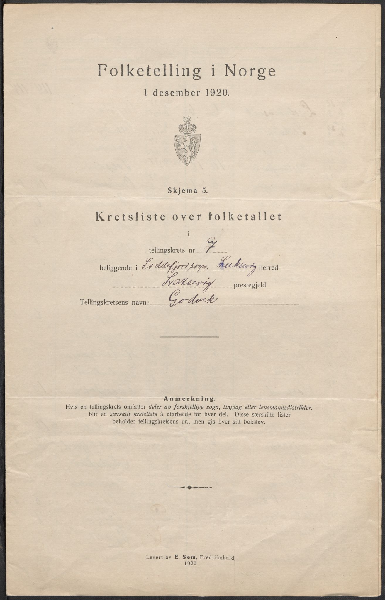 SAB, 1920 census for Laksevåg, 1920, p. 29