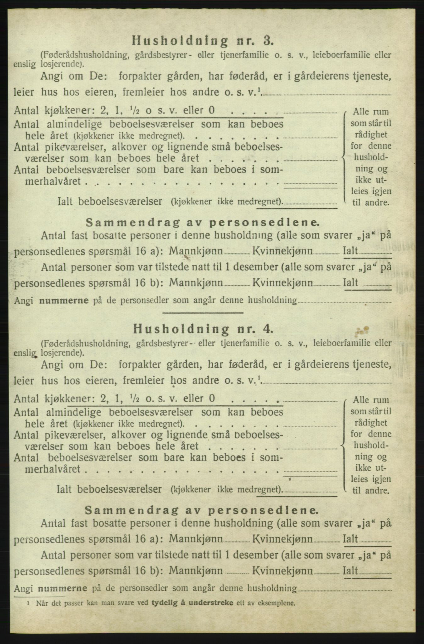 SAB, 1920 census for Skånevik, 1920, p. 1229