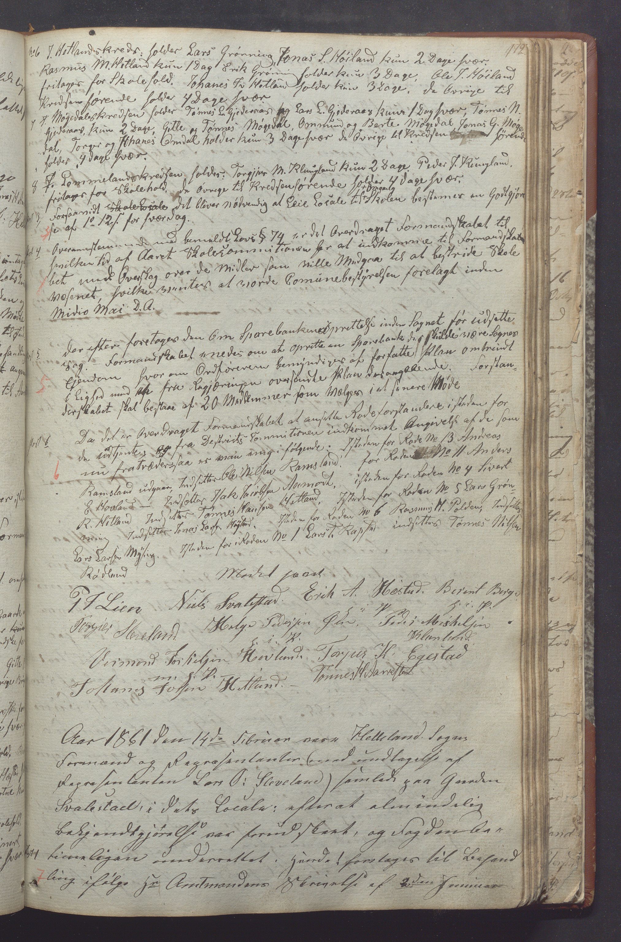 Helleland kommune - Formannskapet, IKAR/K-100479/A/L0001: Møtebok, 1837-1866, p. 172a