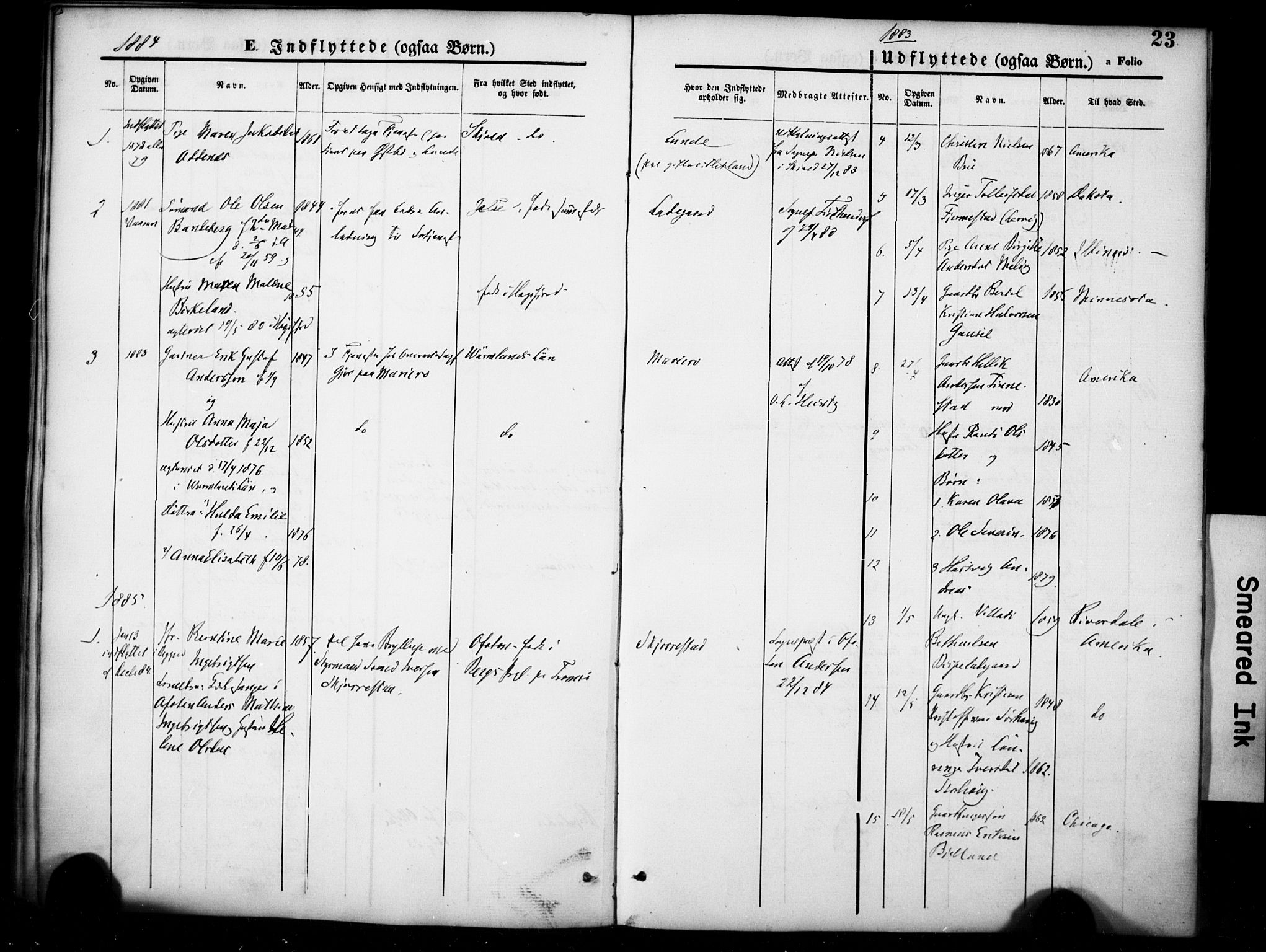 Hetland sokneprestkontor, SAST/A-101826/30/30BA/L0007: Parish register (official) no. A 7, 1870-1924, p. 23