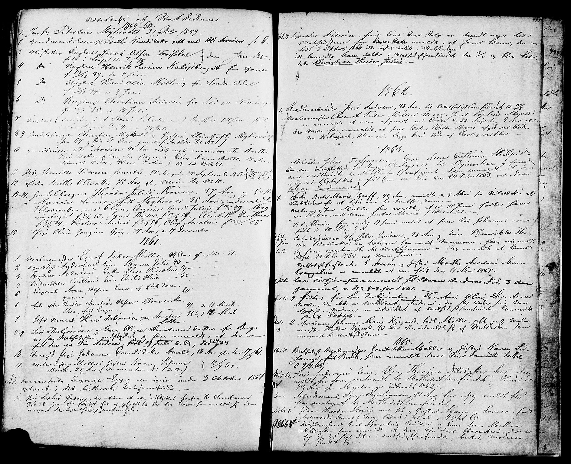 Fredrikstad prestekontor Kirkebøker, AV/SAO-A-11082/F/Fa/L0006: Parish register (official) no. 6, 1857-1878, p. 498