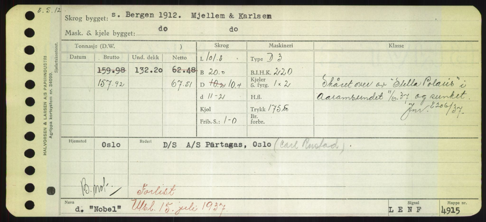 Sjøfartsdirektoratet med forløpere, Skipsmålingen, AV/RA-S-1627/H/Hd/L0026: Fartøy, N-Norhol, p. 241