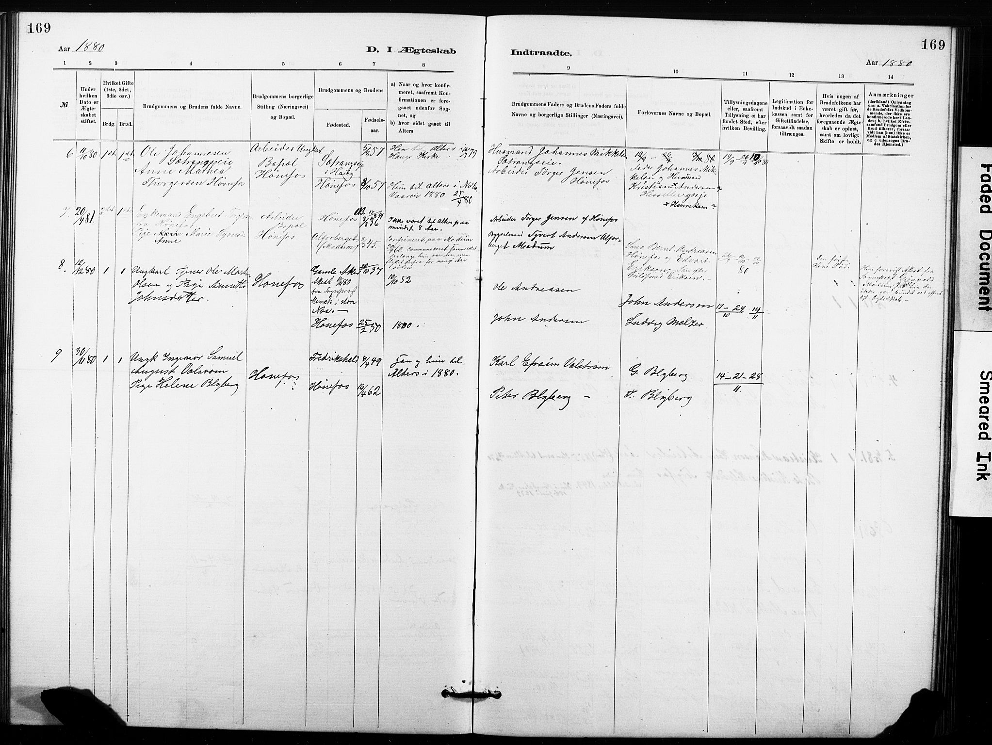 Hønefoss kirkebøker, SAKO/A-609/G/Ga/L0001: Parish register (copy) no. 1, 1870-1887, p. 169