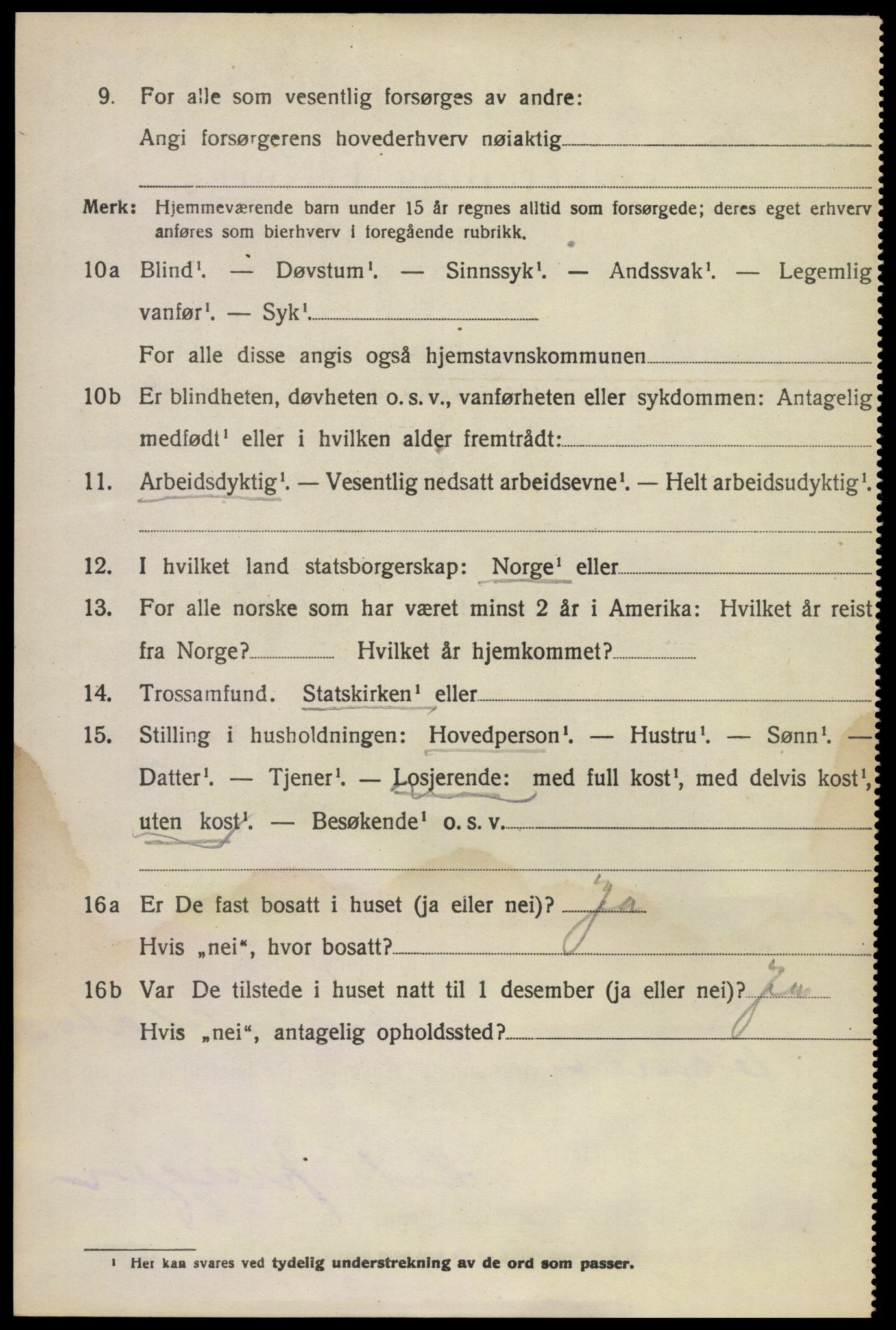 SAKO, 1920 census for Sauherad, 1920, p. 4520