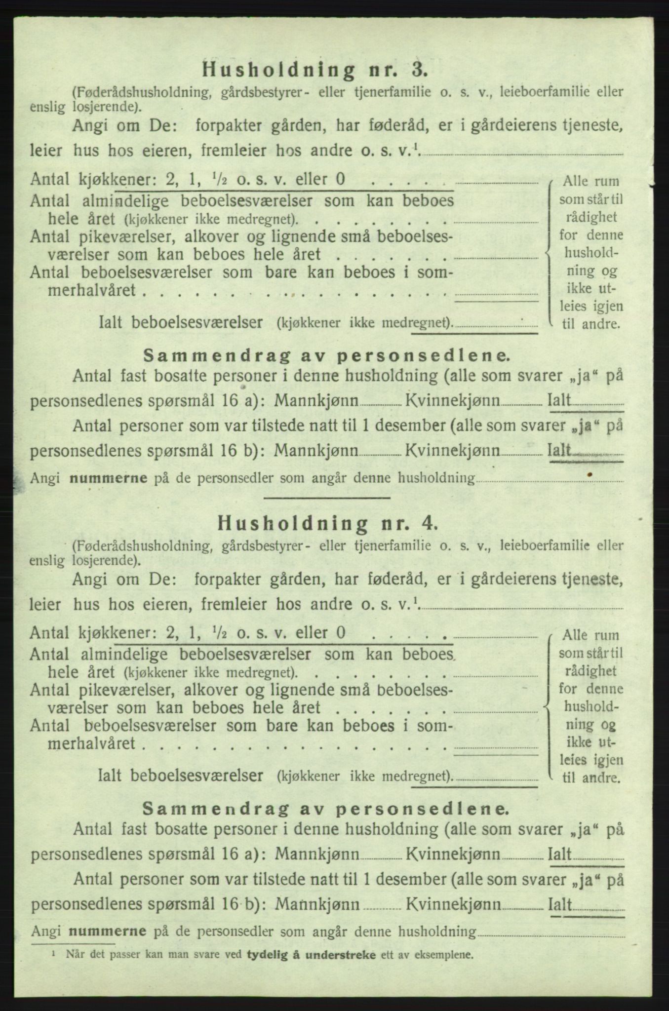 SAB, 1920 census for Kvinnherad, 1920, p. 209