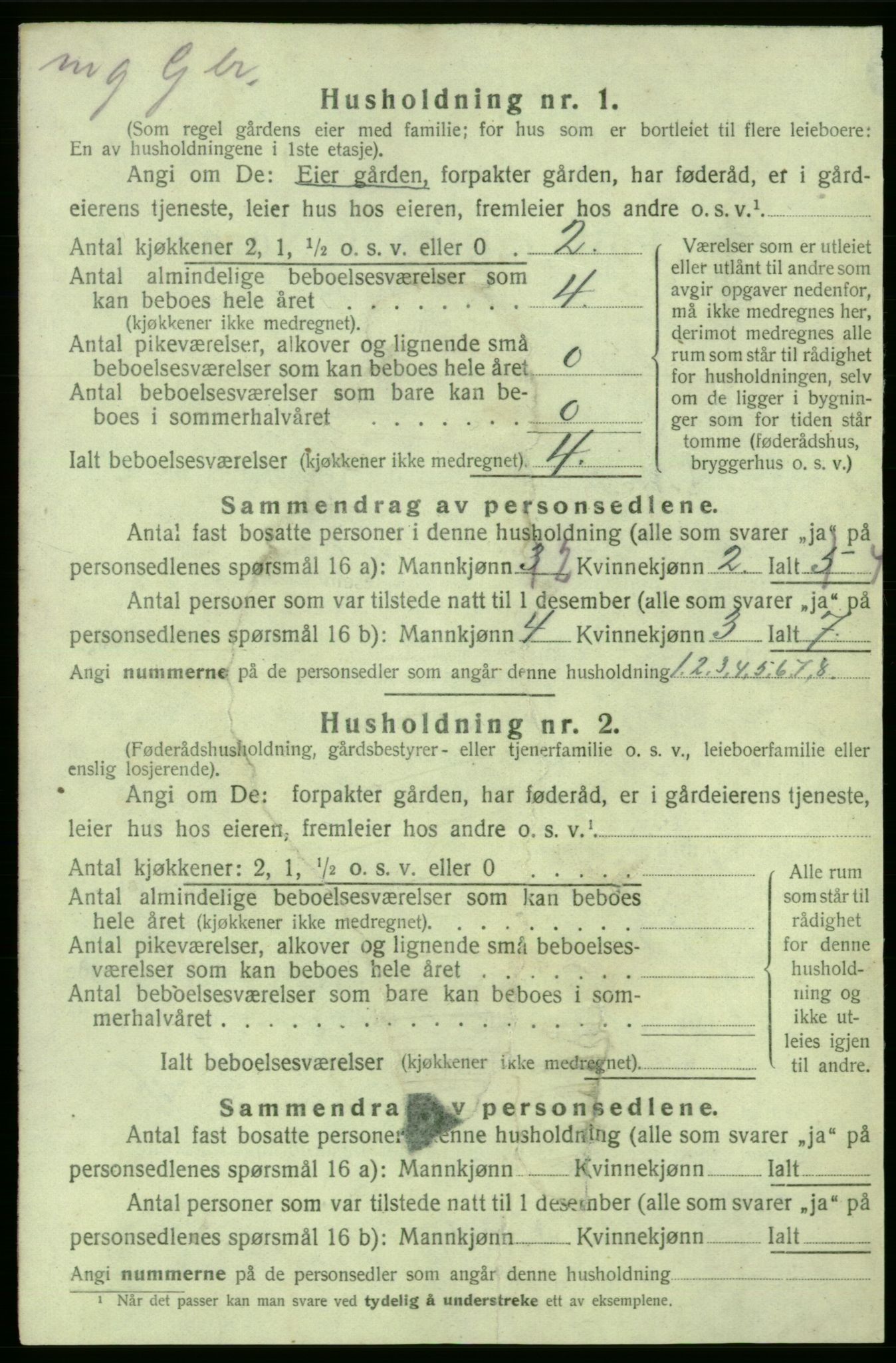 SAB, 1920 census for Askøy, 1920, p. 51