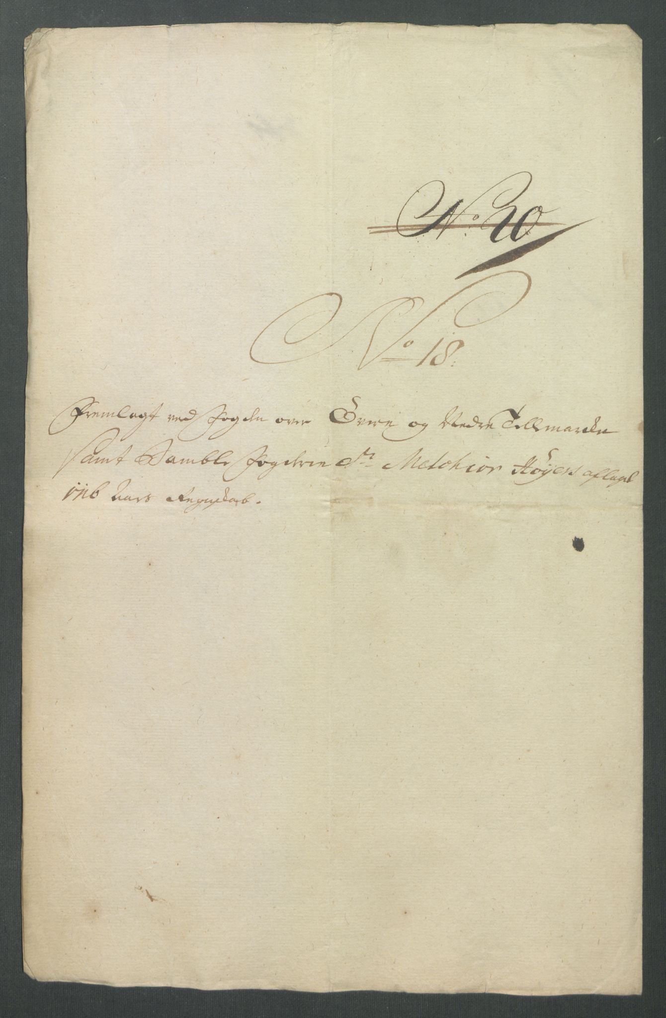 Rentekammeret inntil 1814, Reviderte regnskaper, Fogderegnskap, AV/RA-EA-4092/R36/L2128: Fogderegnskap Øvre og Nedre Telemark og Bamble, 1716, p. 280