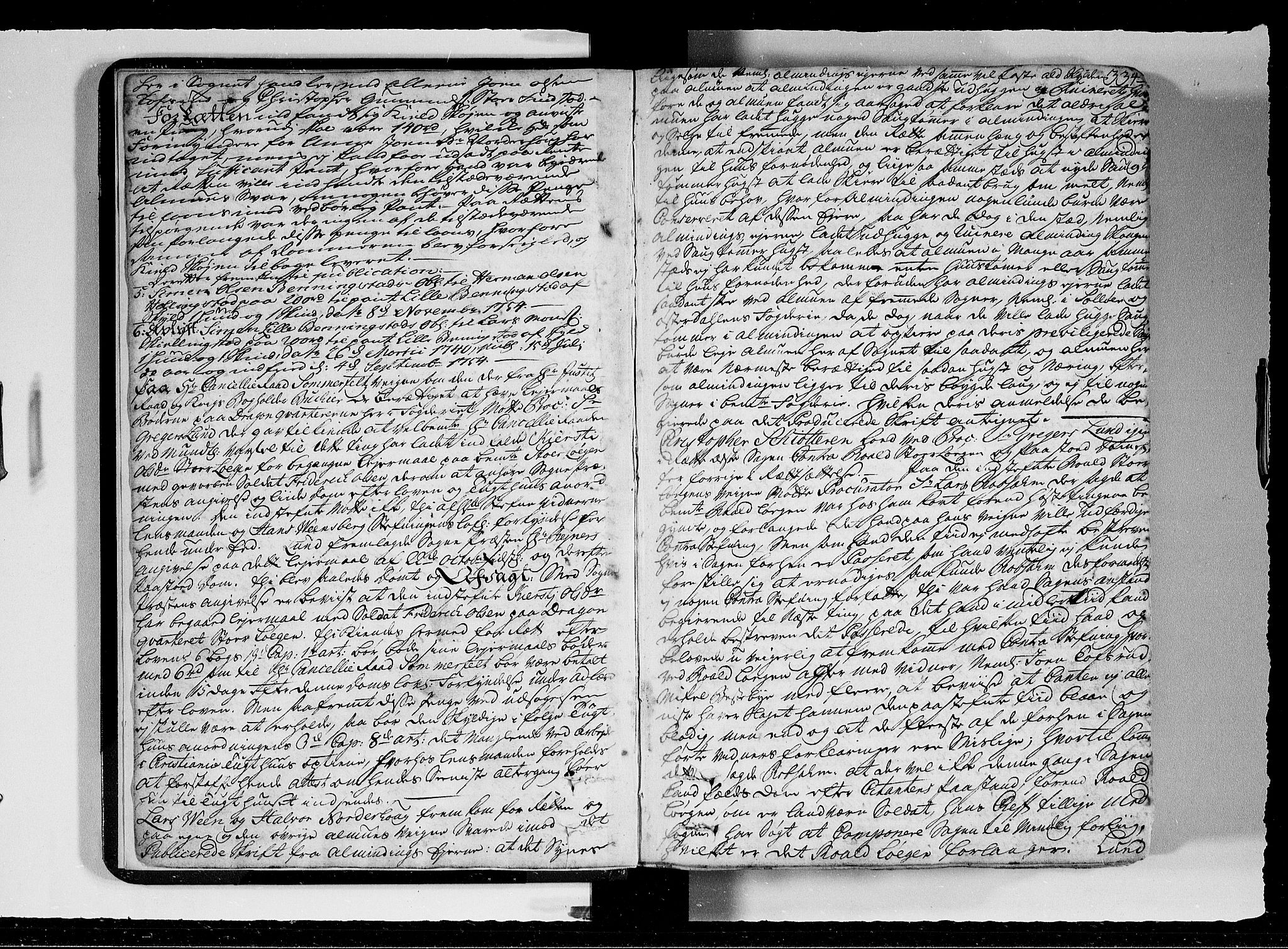 Hedemarken sorenskriveri, AV/SAH-TING-034/G/Gb/L0048B: Tingbok, 1754-1756, p. 333b-334a