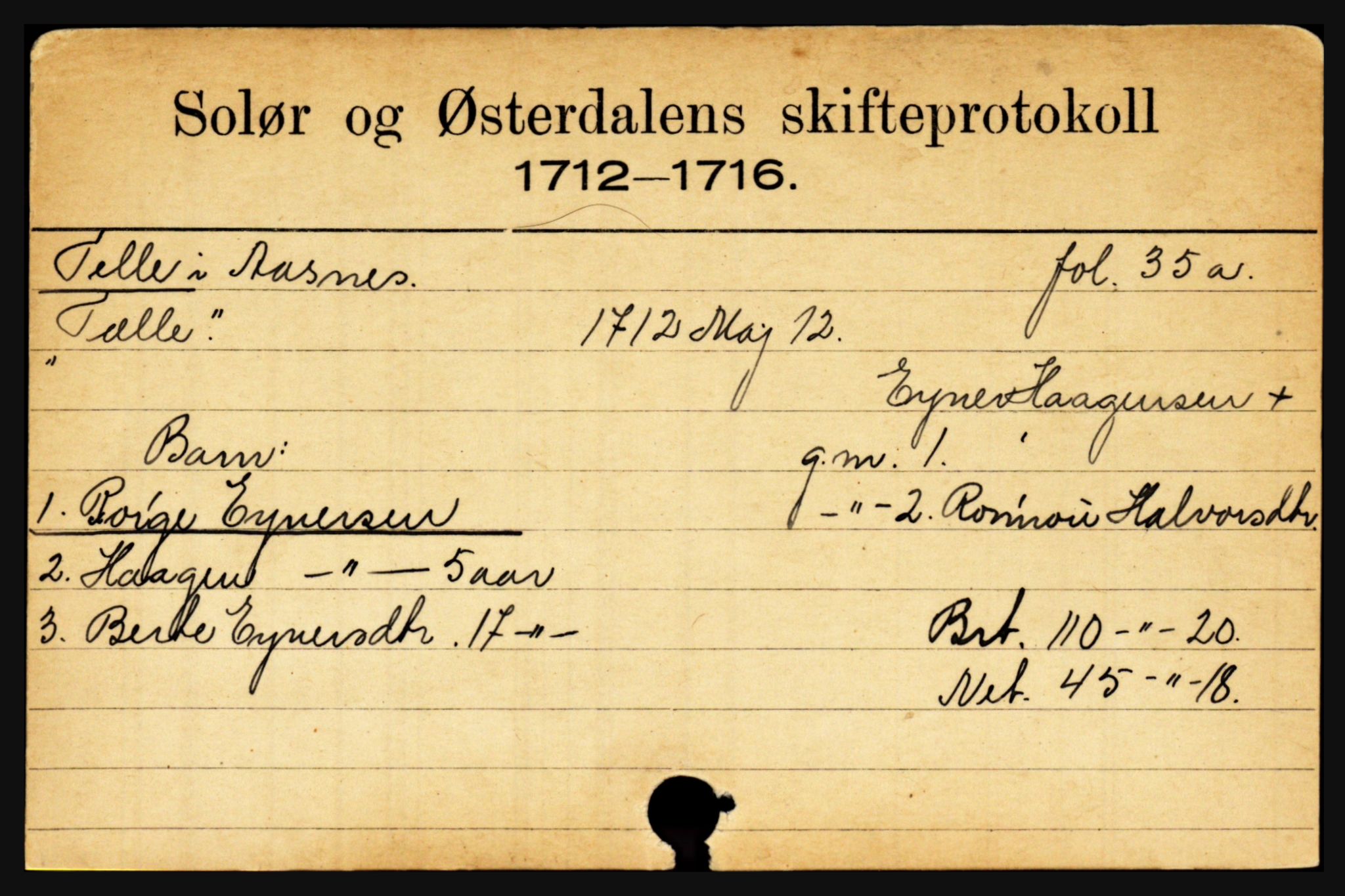 Solør og Østerdalen sorenskriveri, SAH/TING-024/J, 1716-1774, p. 6349