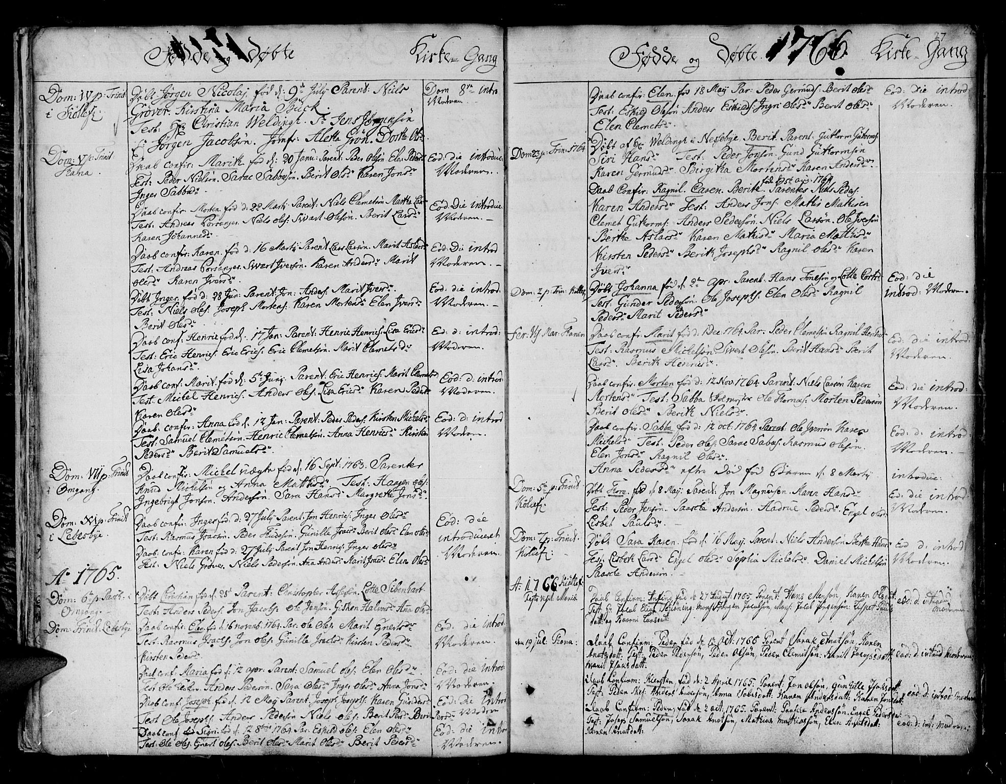Lebesby sokneprestkontor, SATØ/S-1353/H/Ha/L0001kirke: Parish register (official) no. 1, 1751-1816, p. 27