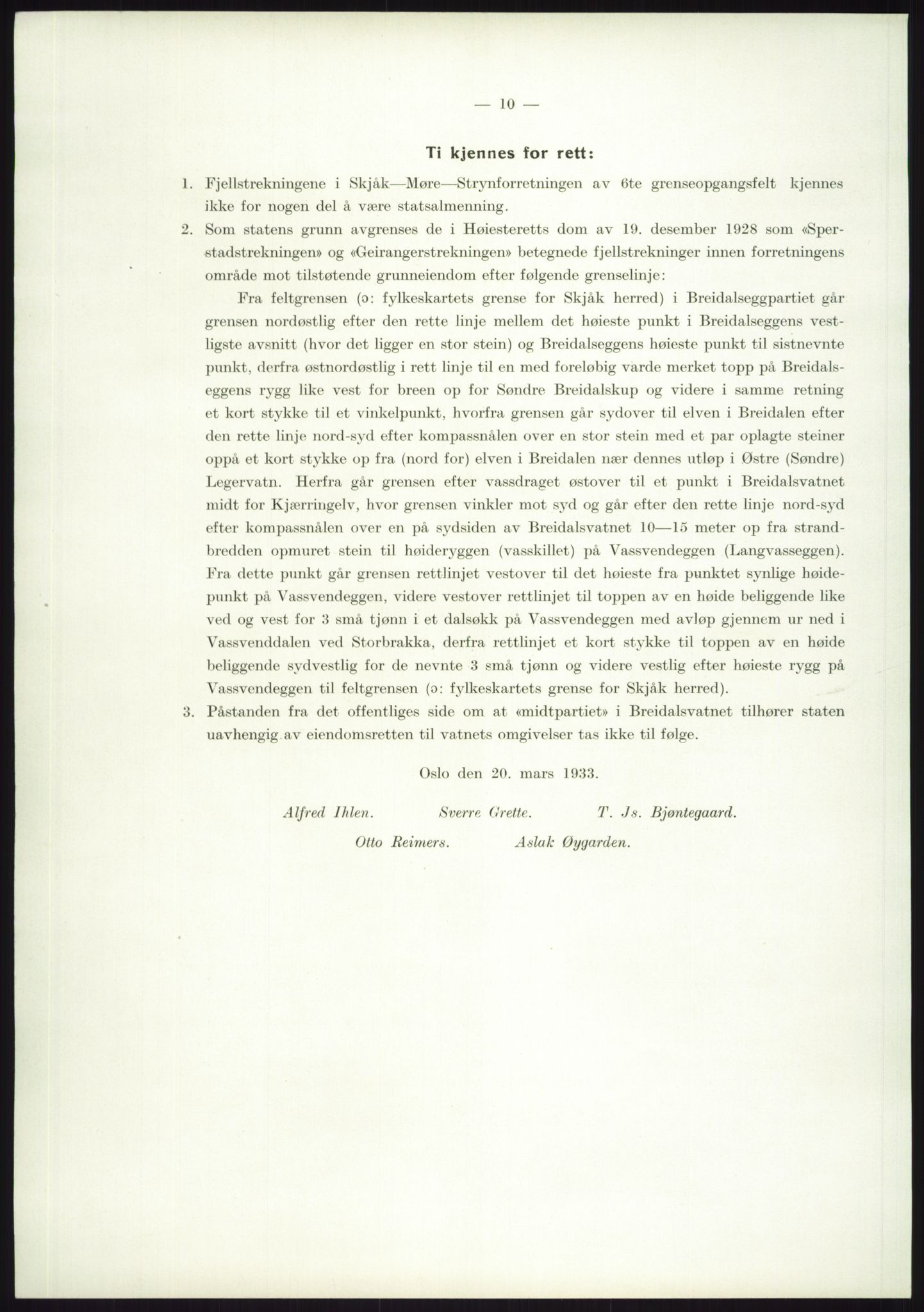 Høyfjellskommisjonen, AV/RA-S-1546/X/Xa/L0001: Nr. 1-33, 1909-1953, p. 2992