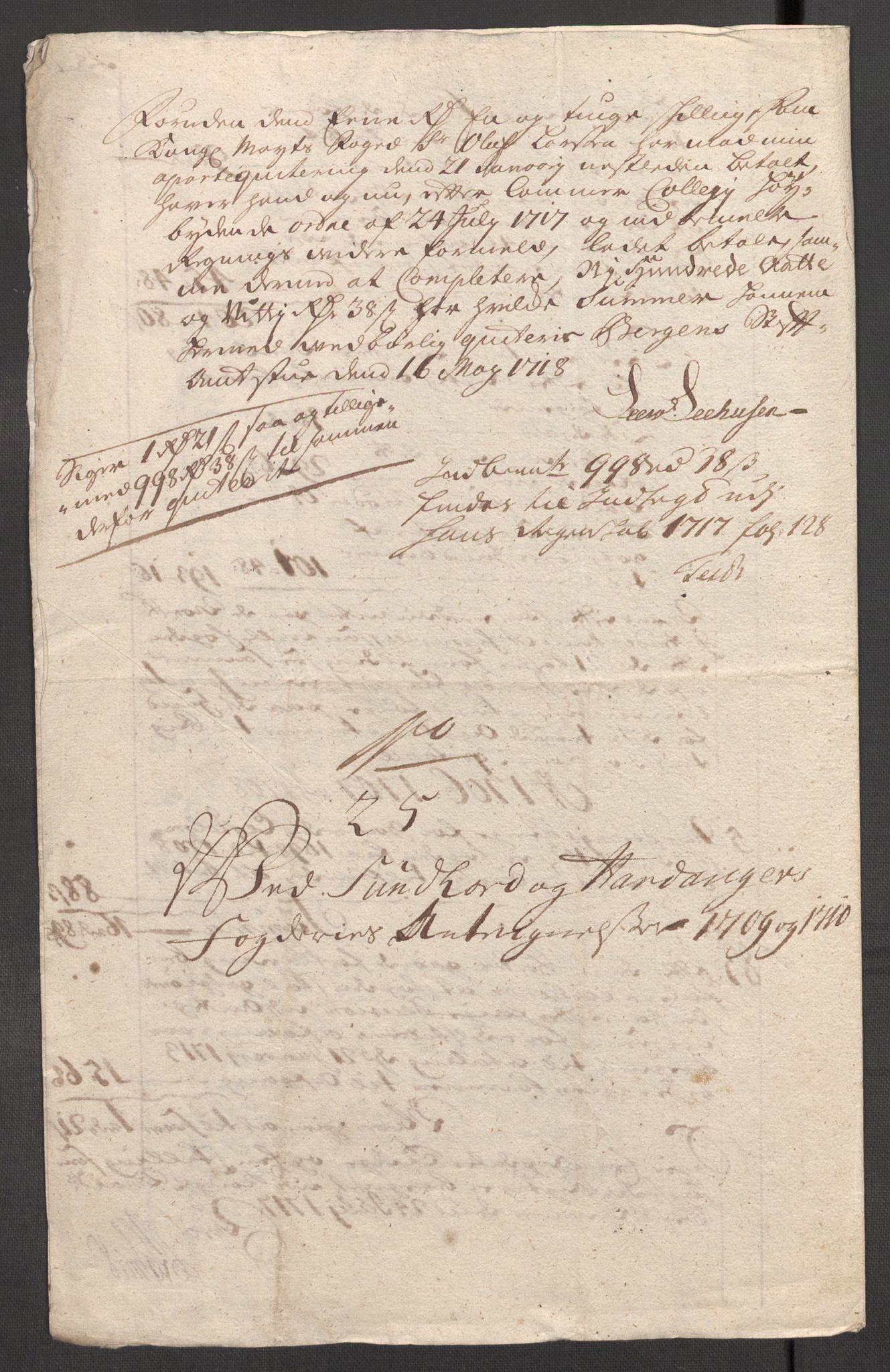 Rentekammeret inntil 1814, Reviderte regnskaper, Fogderegnskap, RA/EA-4092/R48/L2986: Fogderegnskap Sunnhordland og Hardanger, 1709-1710, p. 714