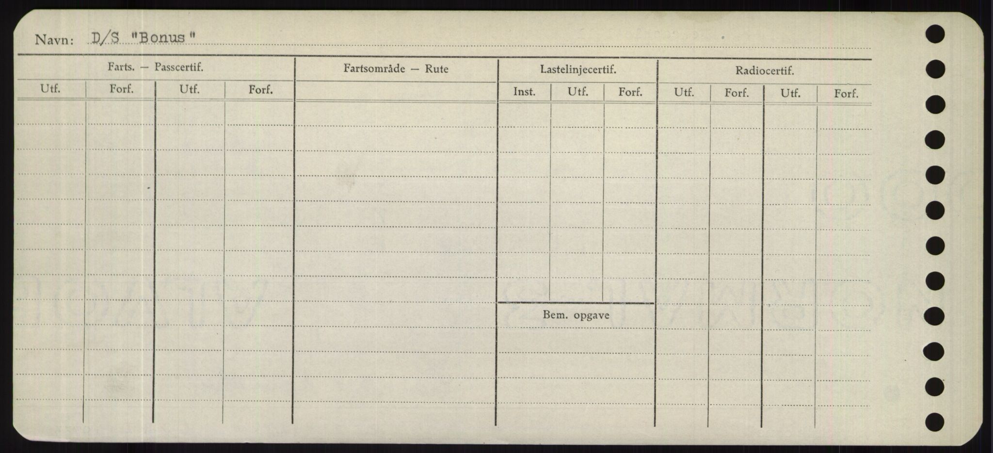 Sjøfartsdirektoratet med forløpere, Skipsmålingen, RA/S-1627/H/Hd/L0004: Fartøy, Bia-Boy, p. 522