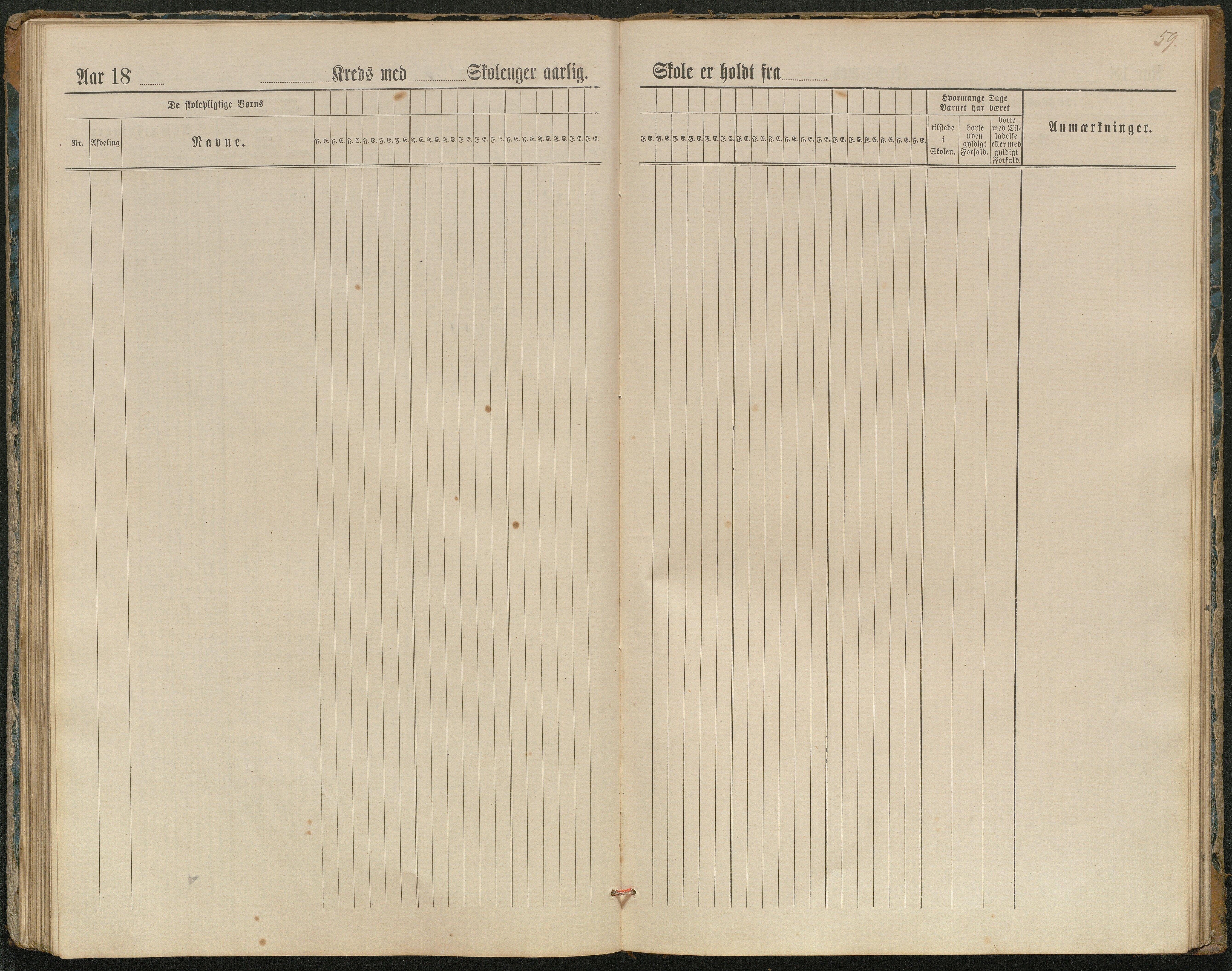 Hornnes kommune, Kjetså, Fennefoss skolekrets, AAKS/KA0936-550c/F1/L0002: Skoleprotokoll. Kjetså og Fennefoss, 1884-1896, p. 59