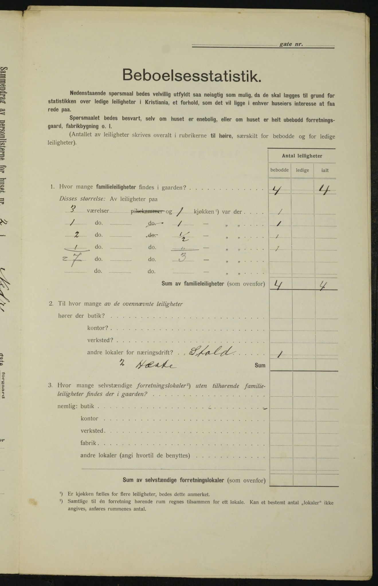 OBA, Municipal Census 1912 for Kristiania, 1912, p. 69719