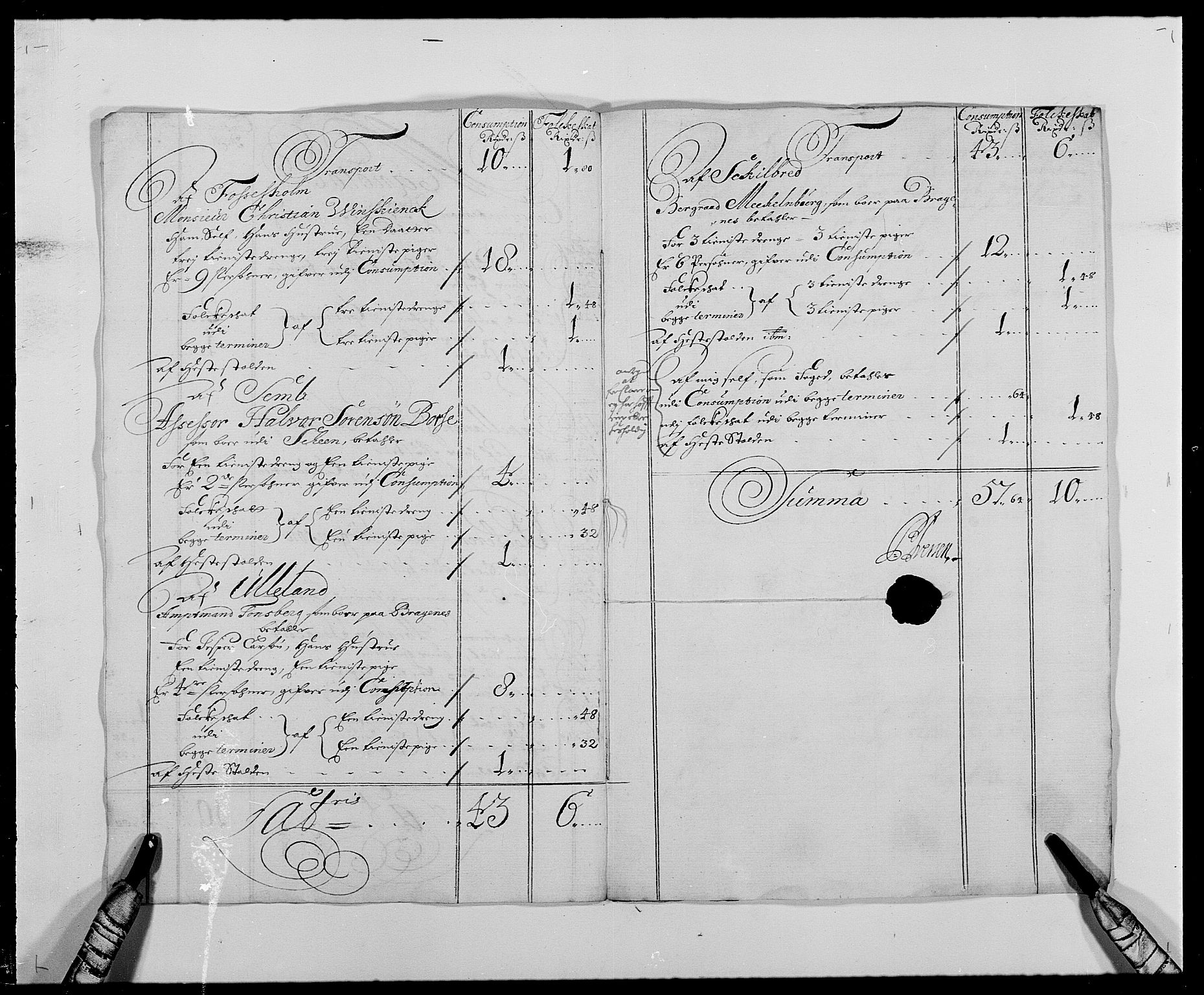 Rentekammeret inntil 1814, Reviderte regnskaper, Fogderegnskap, AV/RA-EA-4092/R28/L1690: Fogderegnskap Eiker og Lier, 1692-1693, p. 215